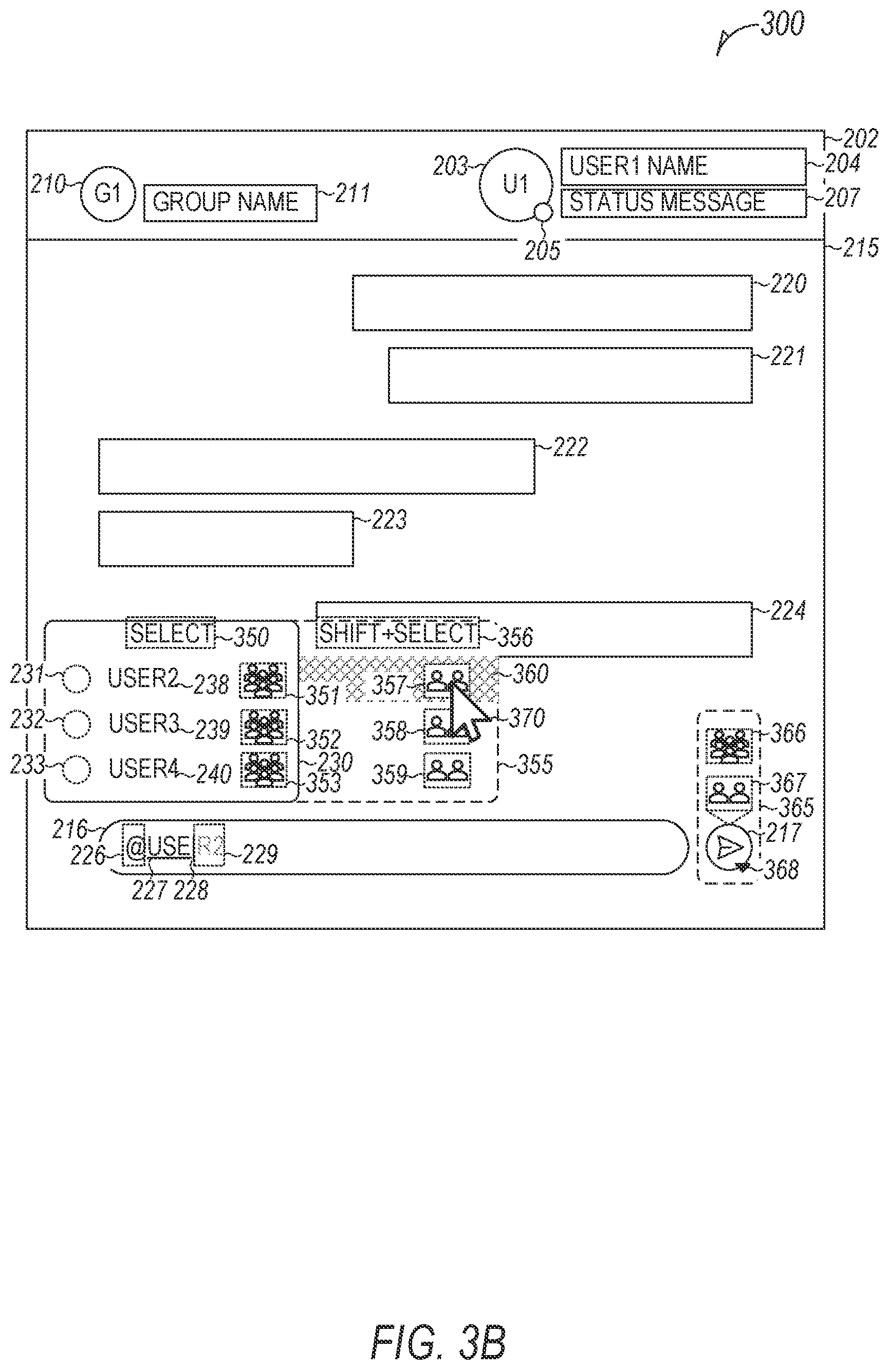 Patent US11777893 Figure 6 – Common group suggested message recipient