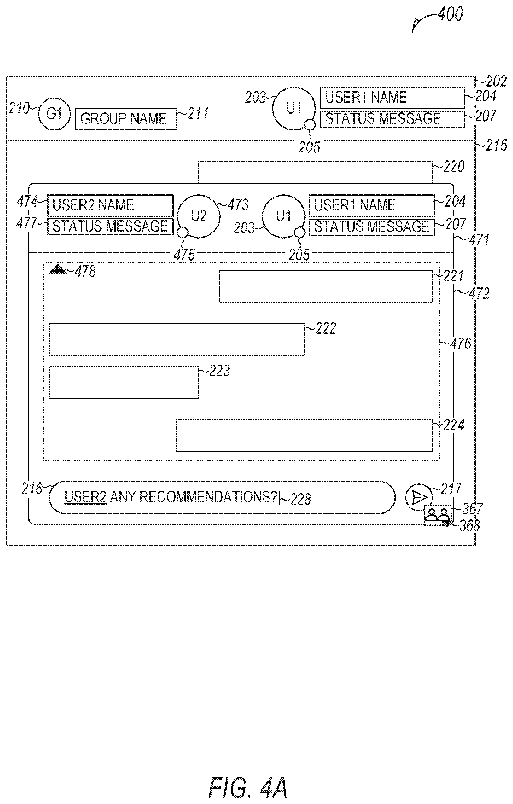 Patent US11777893 Figure 9 – Common group suggested message recipient