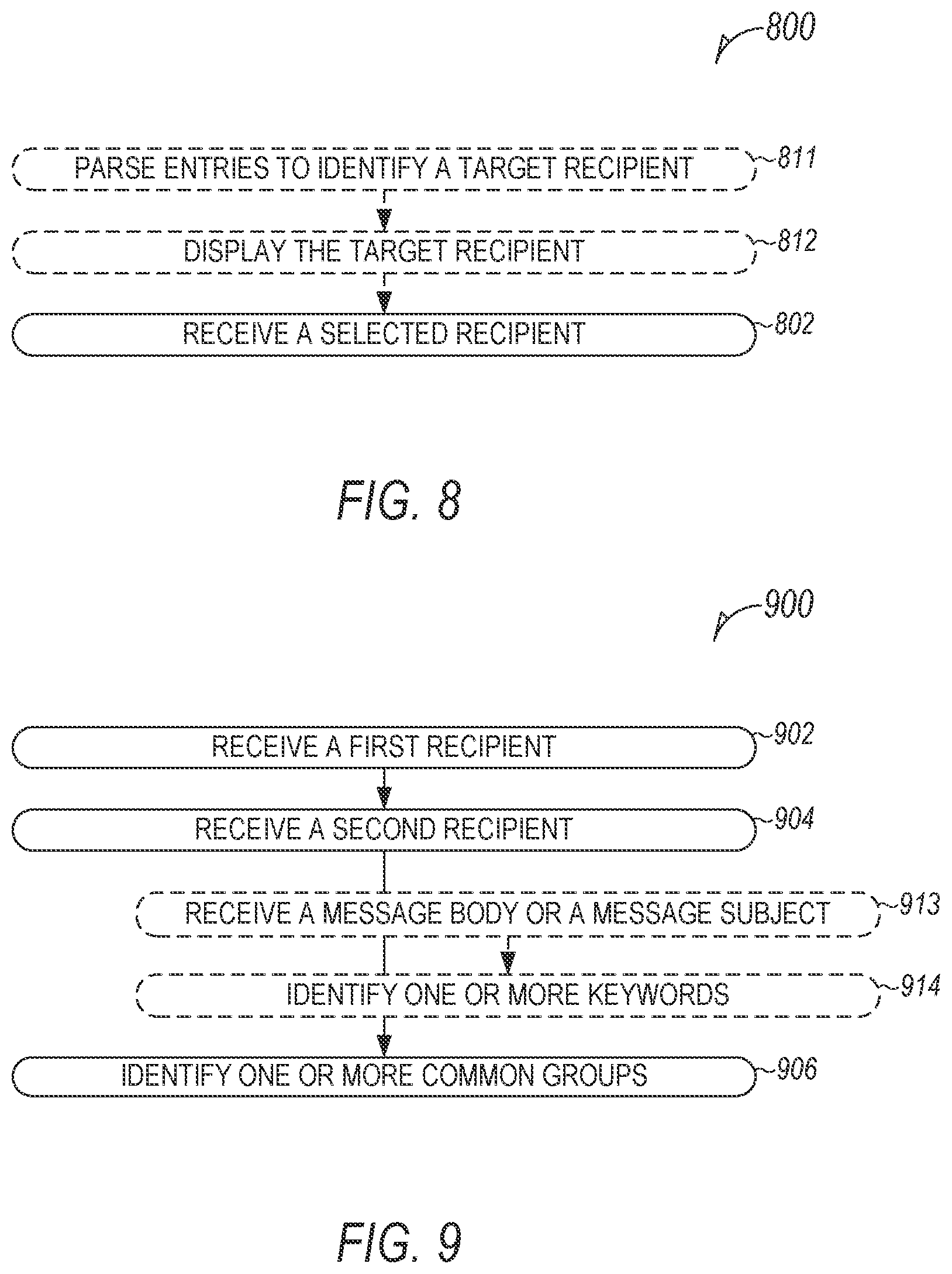Patent US11777893 Figure 16 – Common group suggested message recipient