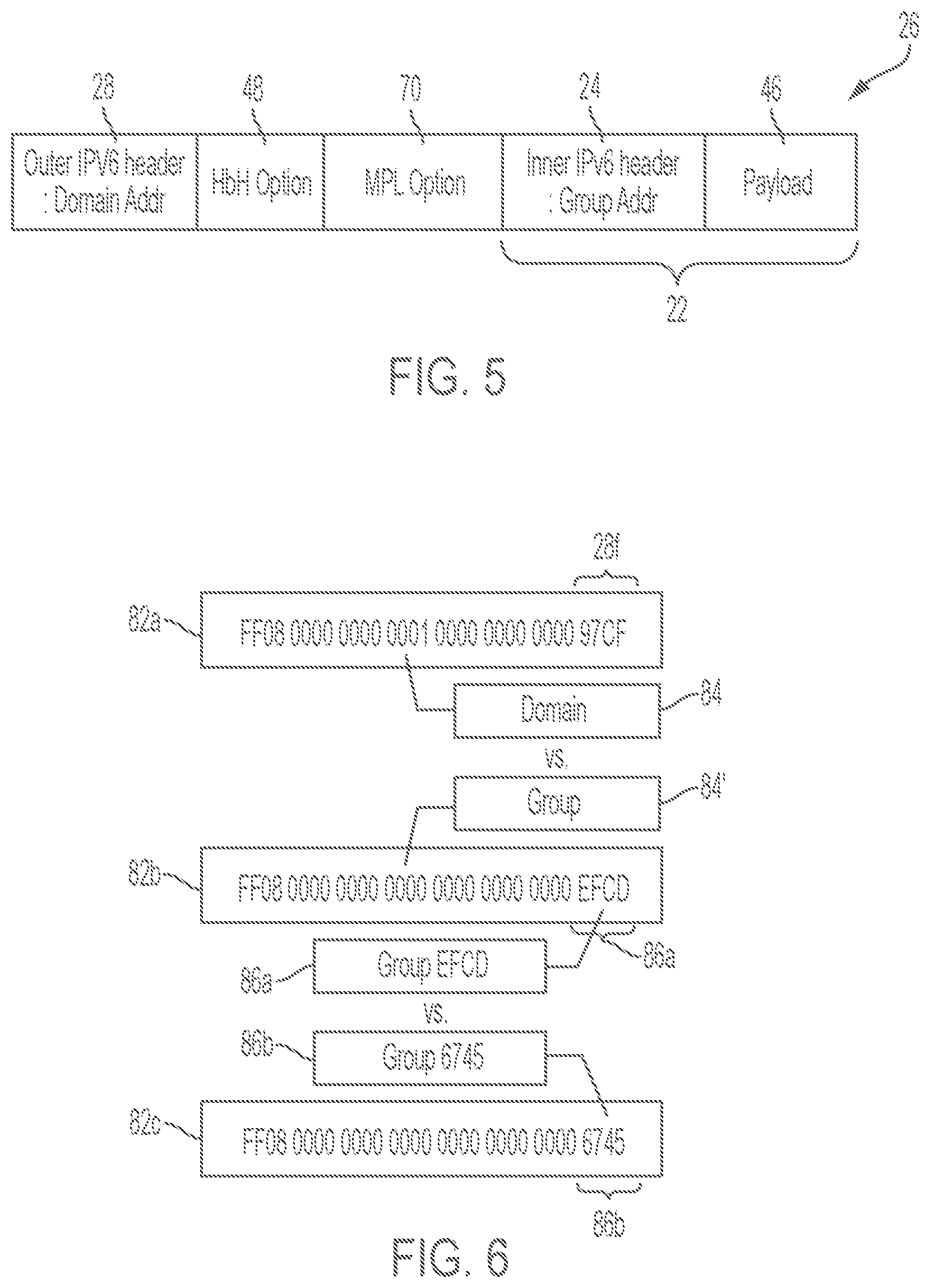 Patent US11777900 Figure 6 – Directed multicast based on multi-dimensional addressing relative to identifiable LLN properties