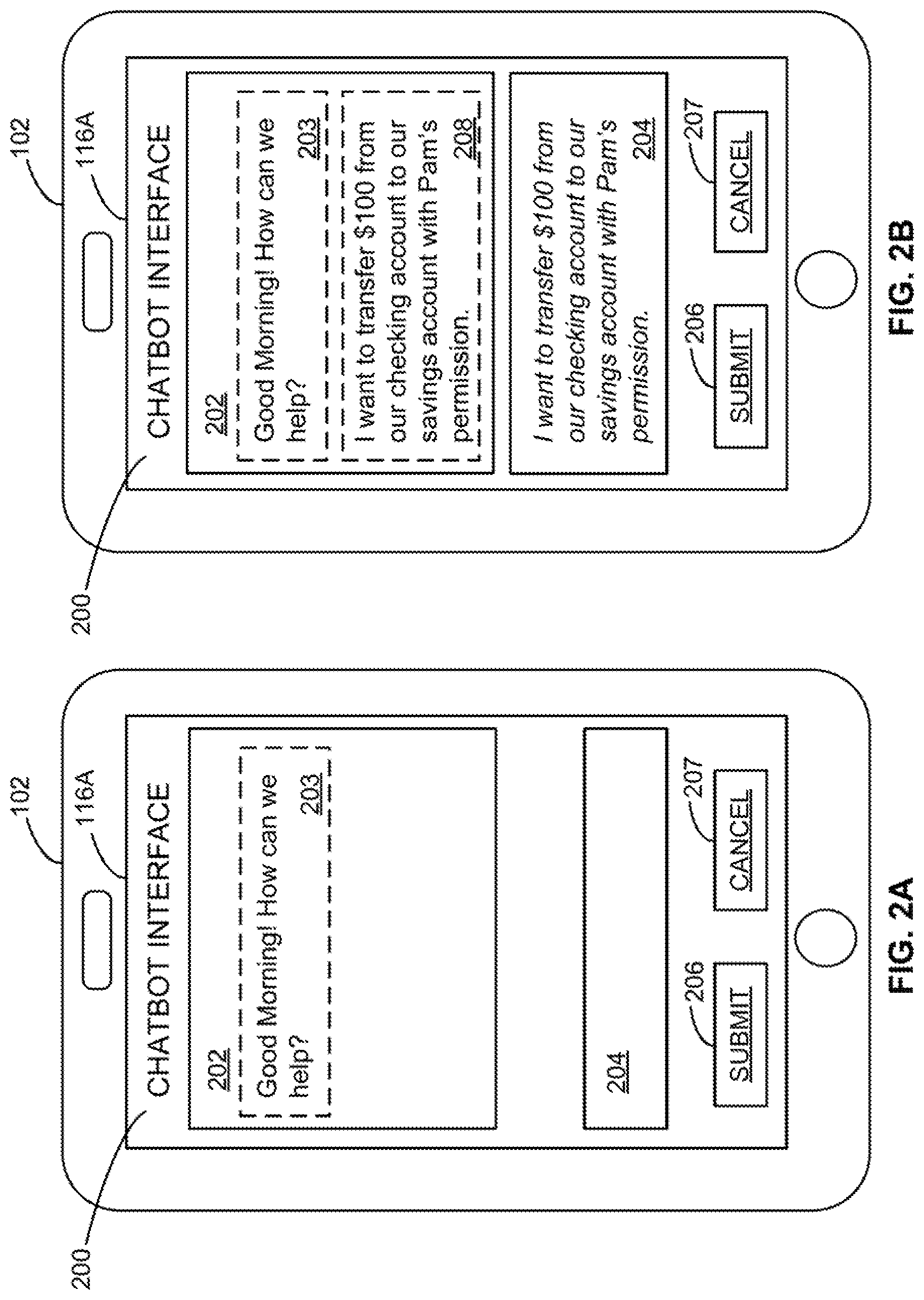 Patent US11777918 Figure 2 – Dynamic and cryptographically secure augmentation of participants in programmatically established chatbot sessions