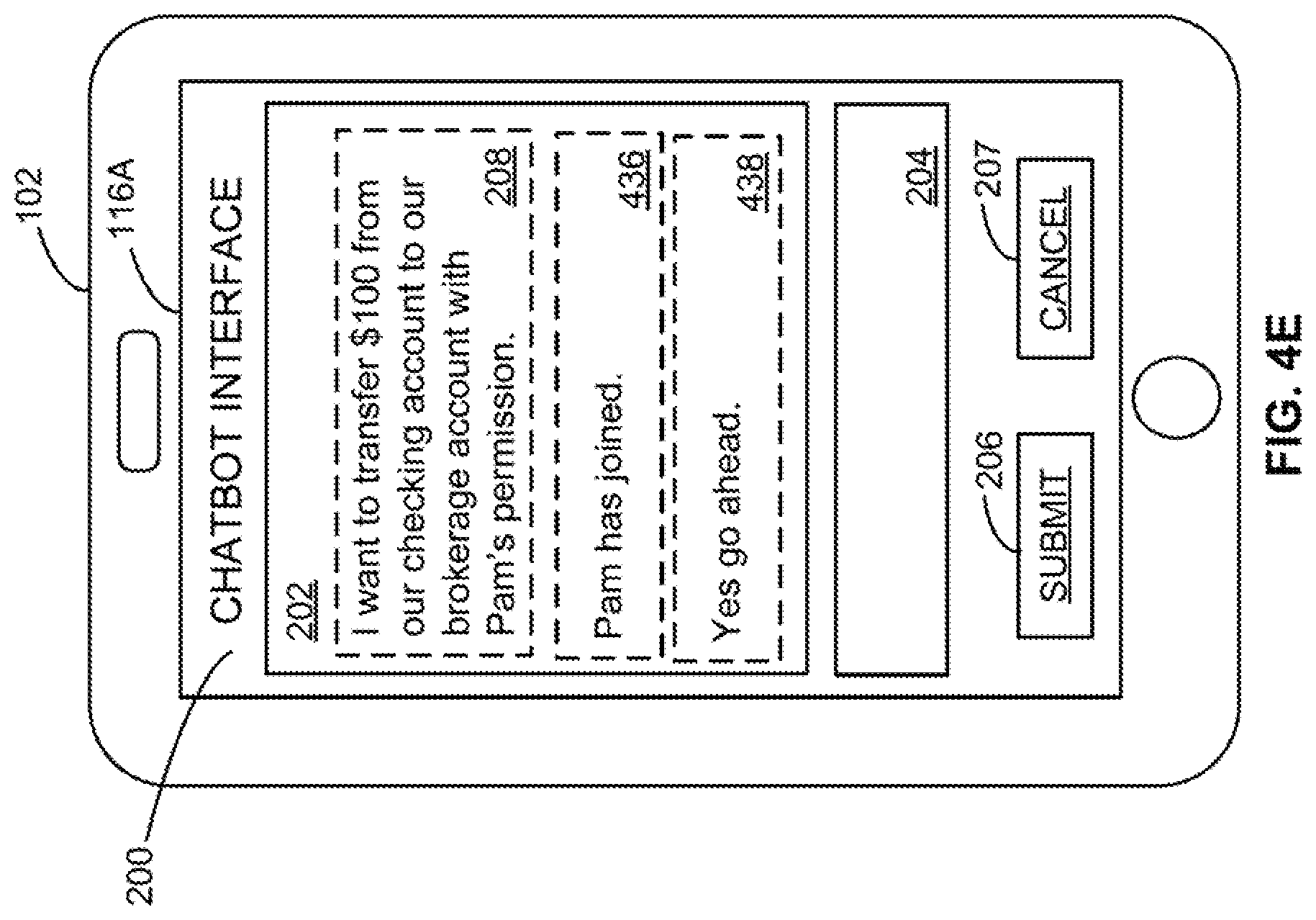 Patent US11777918 Figure 11 – Dynamic and cryptographically secure augmentation of participants in programmatically established chatbot sessions