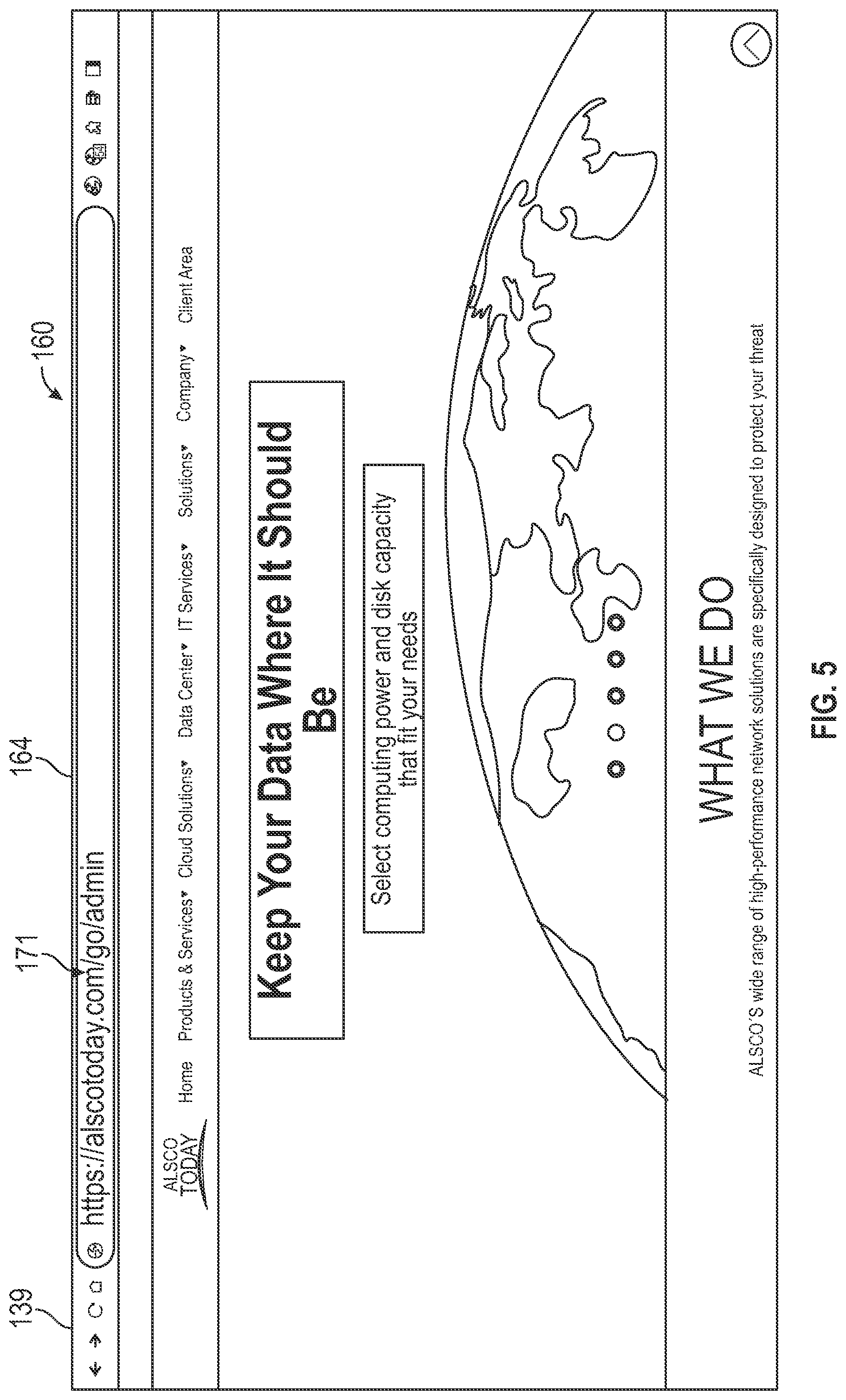 Patent US11777927 Figure 4 – Monitoring system for providing a secure communication channel between a client computer and a hosting computer server