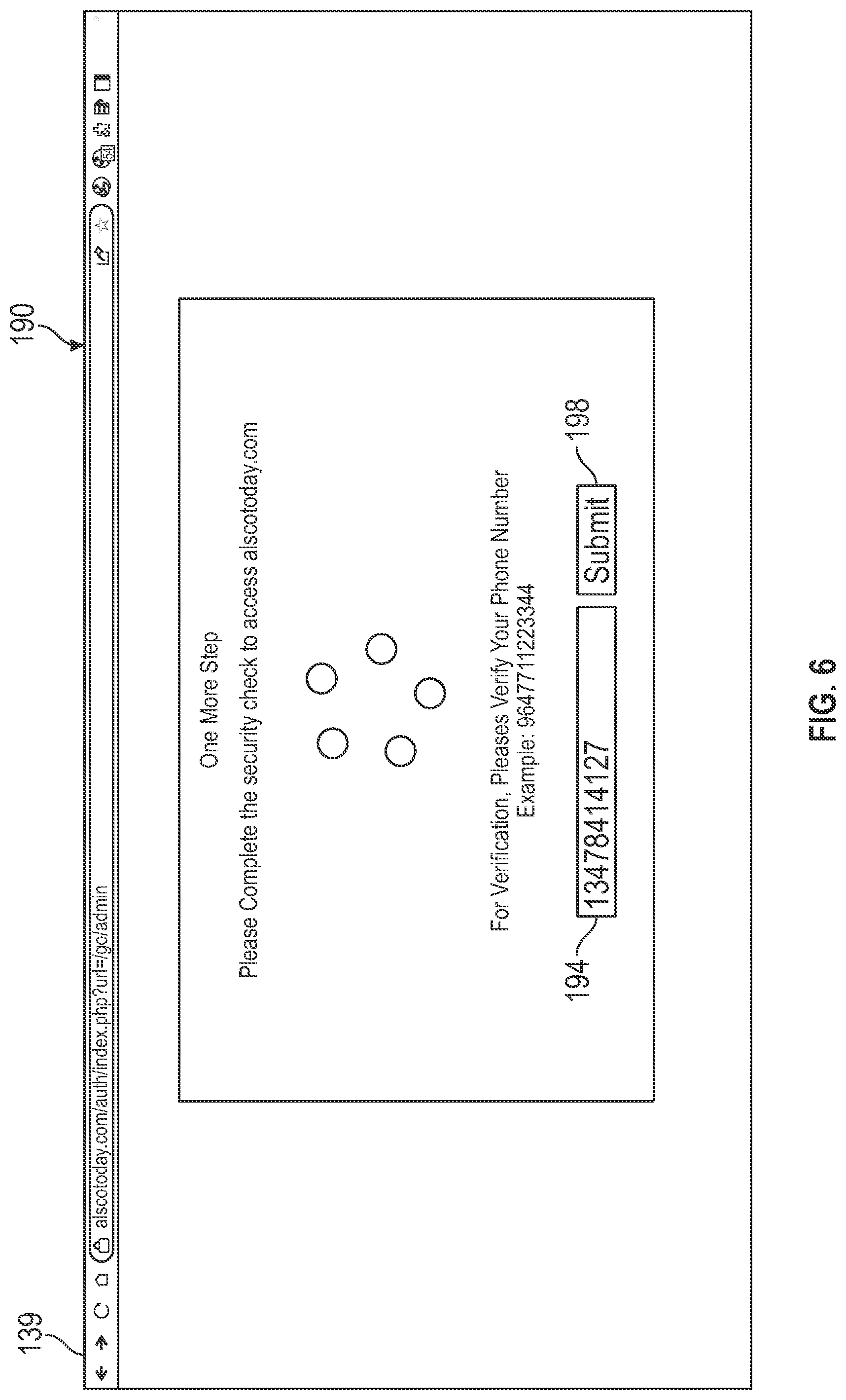 Patent US11777927 Figure 5 – Monitoring system for providing a secure communication channel between a client computer and a hosting computer server