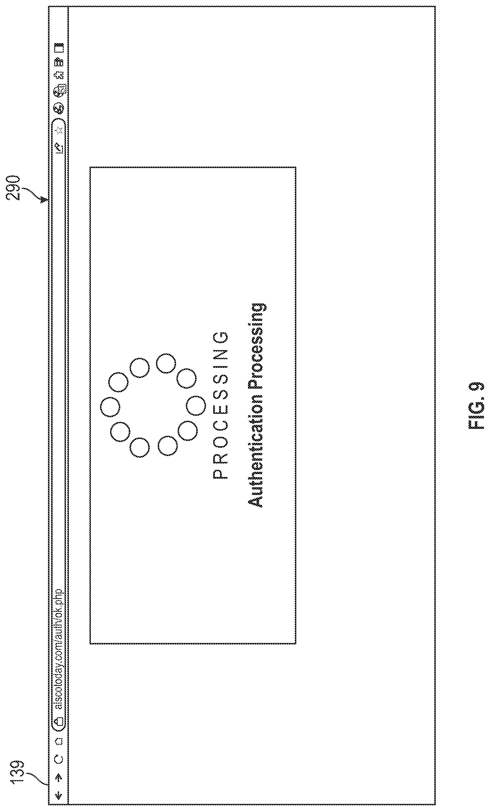 Patent US11777927 Figure 8 – Monitoring system for providing a secure communication channel between a client computer and a hosting computer server