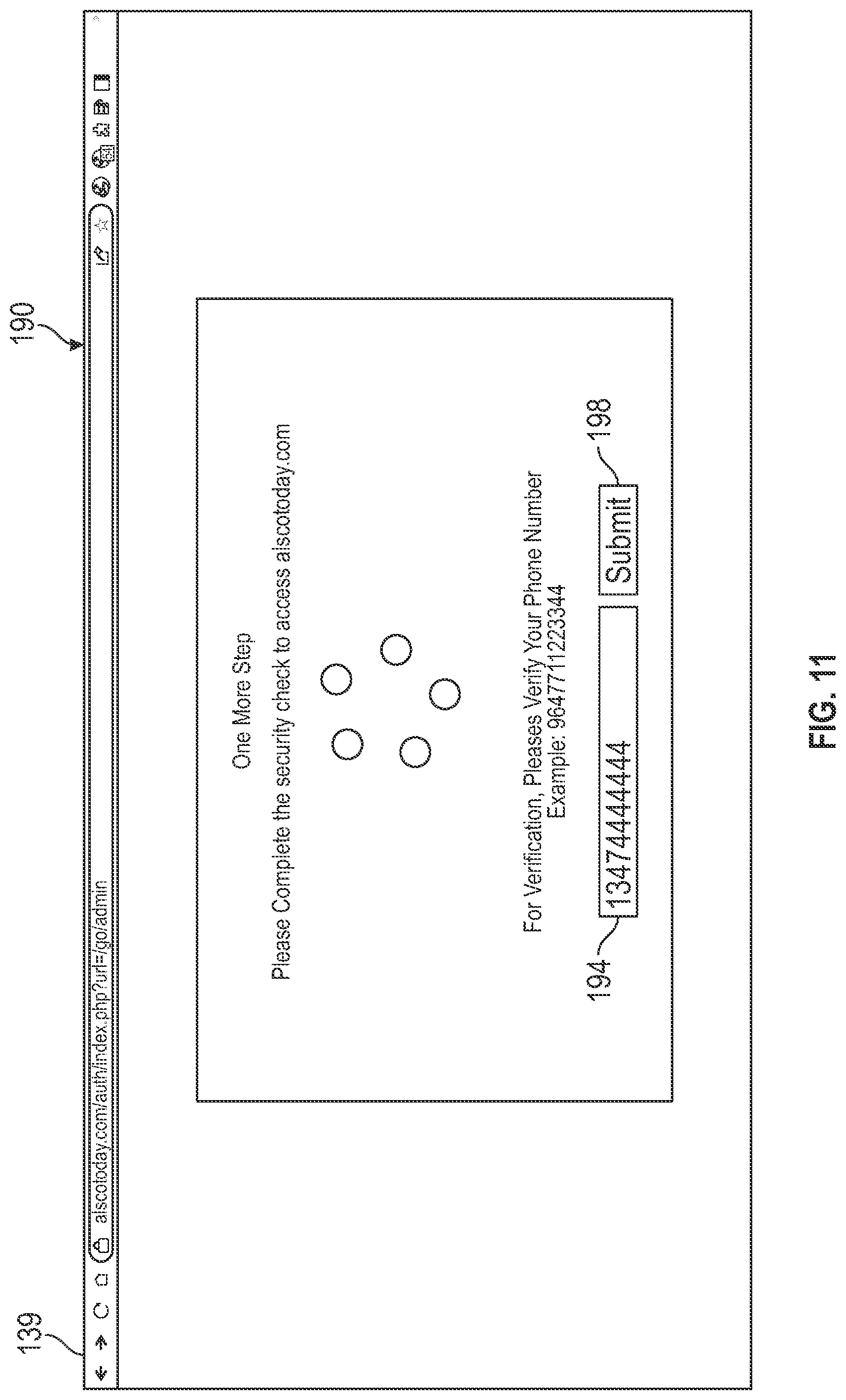 Patent US11777927 Figure 10 – Monitoring system for providing a secure communication channel between a client computer and a hosting computer server