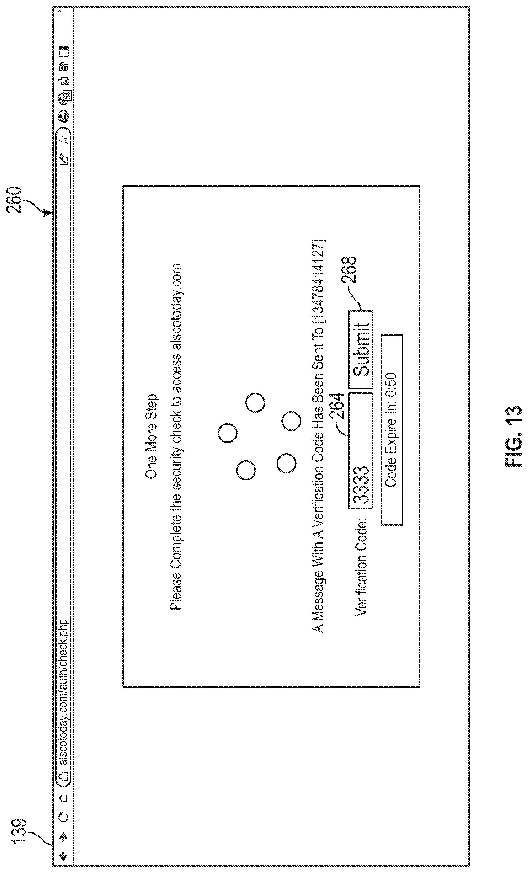 Patent US11777927 Figure 12 – Monitoring system for providing a secure communication channel between a client computer and a hosting computer server