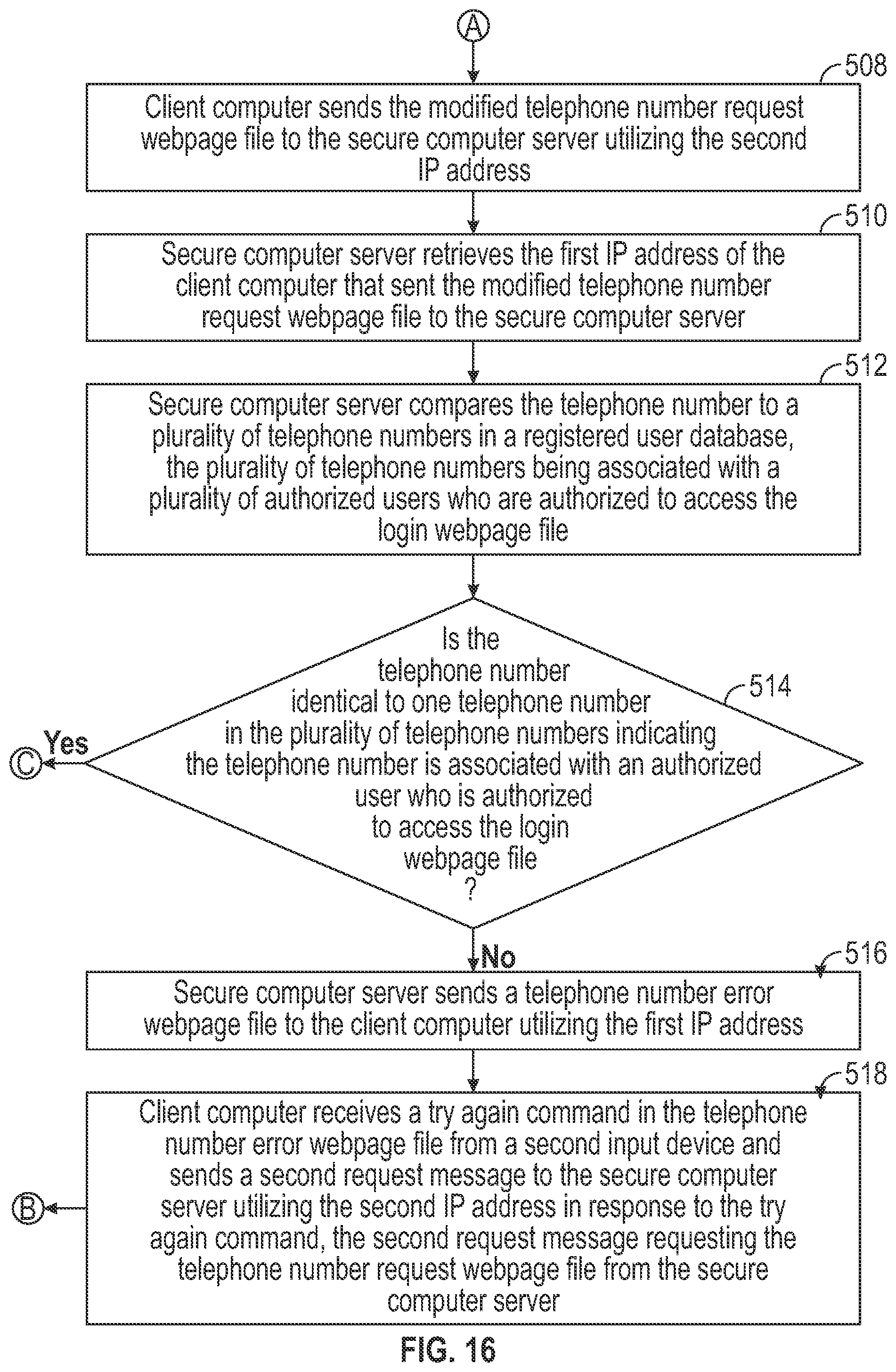 Patent US11777927 Figure 15 – Monitoring system for providing a secure communication channel between a client computer and a hosting computer server