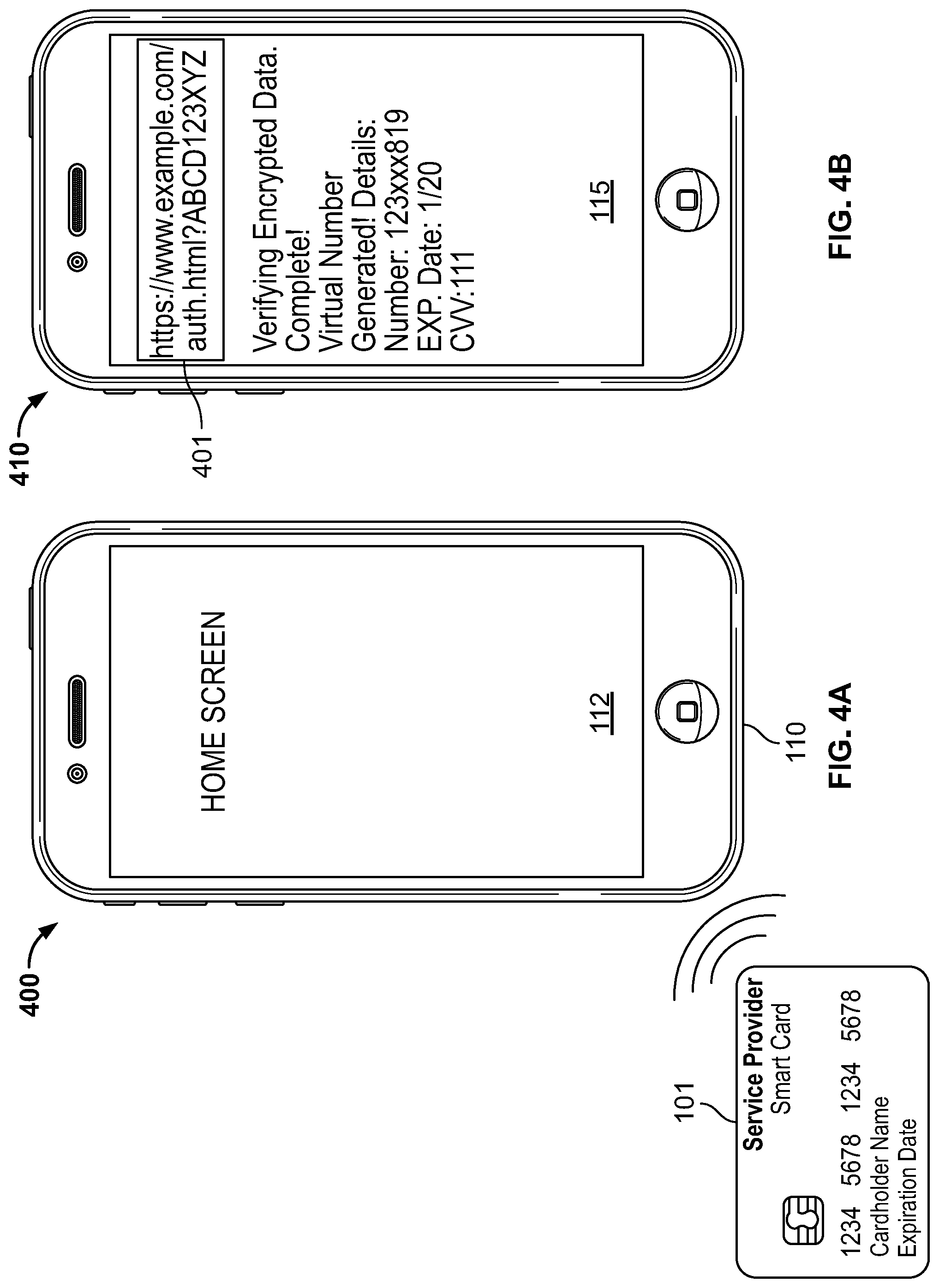 Patent US11777933 Figure 8 – URL-based authentication for payment cards