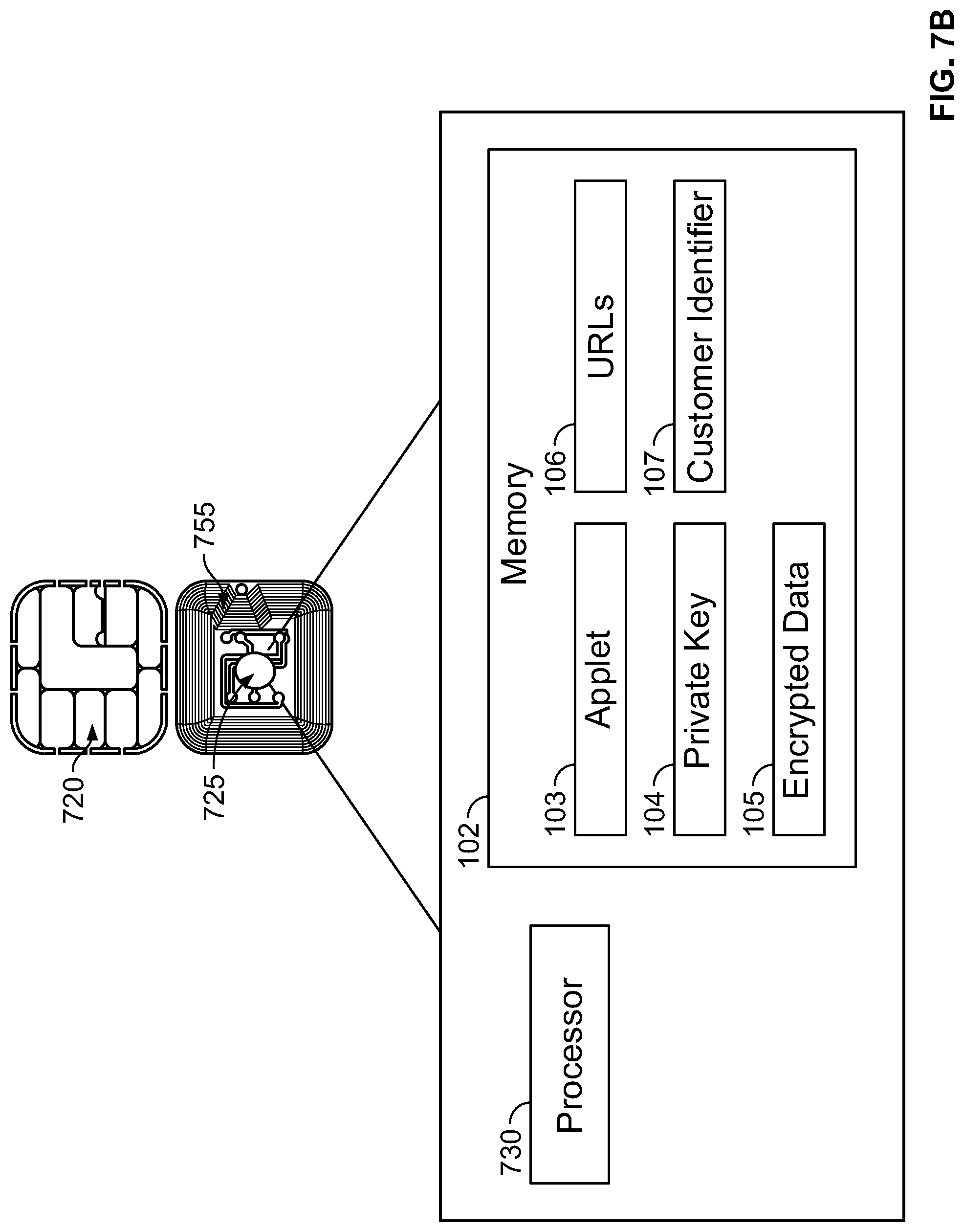 Patent US11777933 Figure 12 – URL-based authentication for payment cards