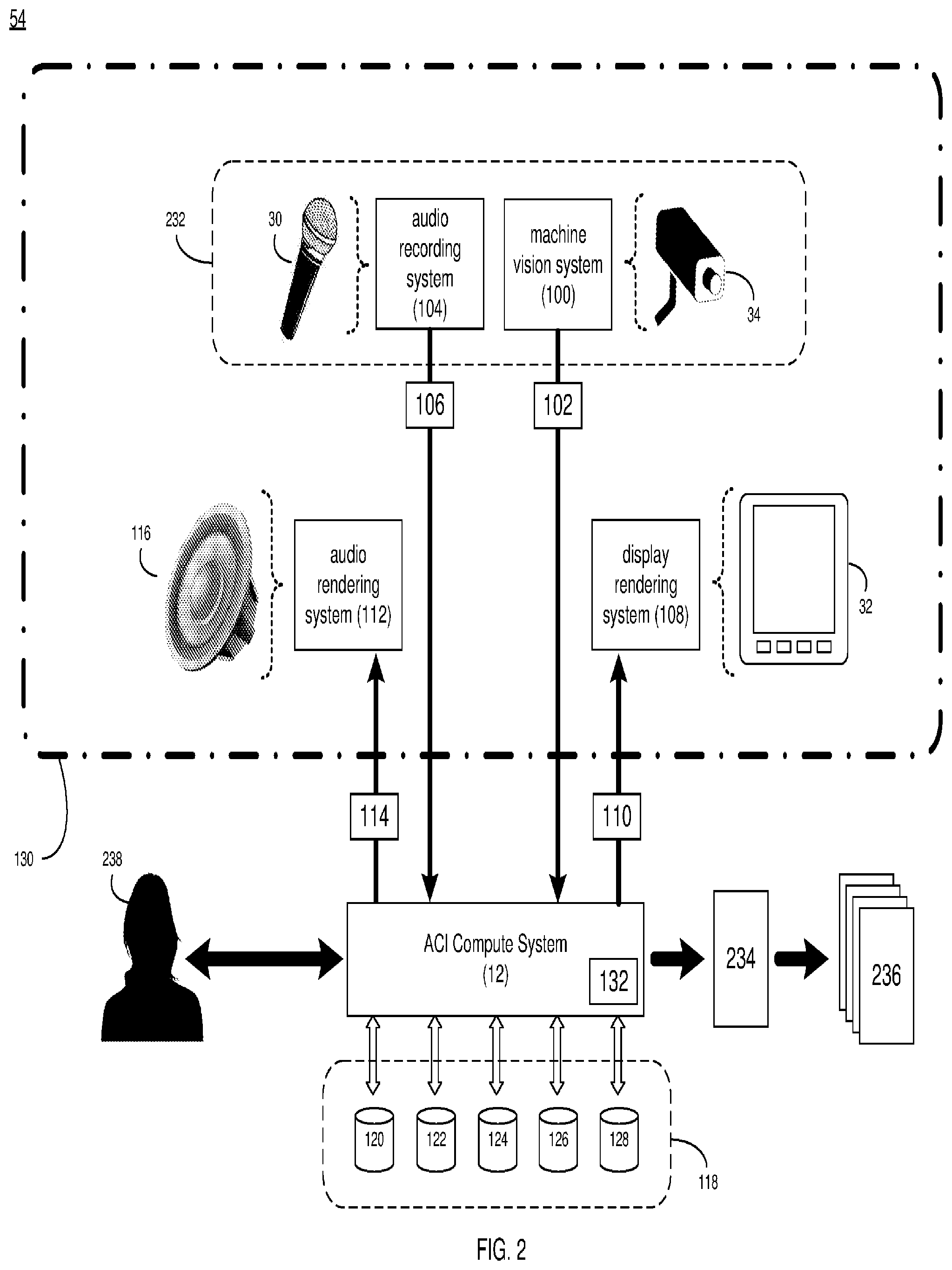 Patent US11777947 Figure 2 – Ambient cooperative intelligence system and method