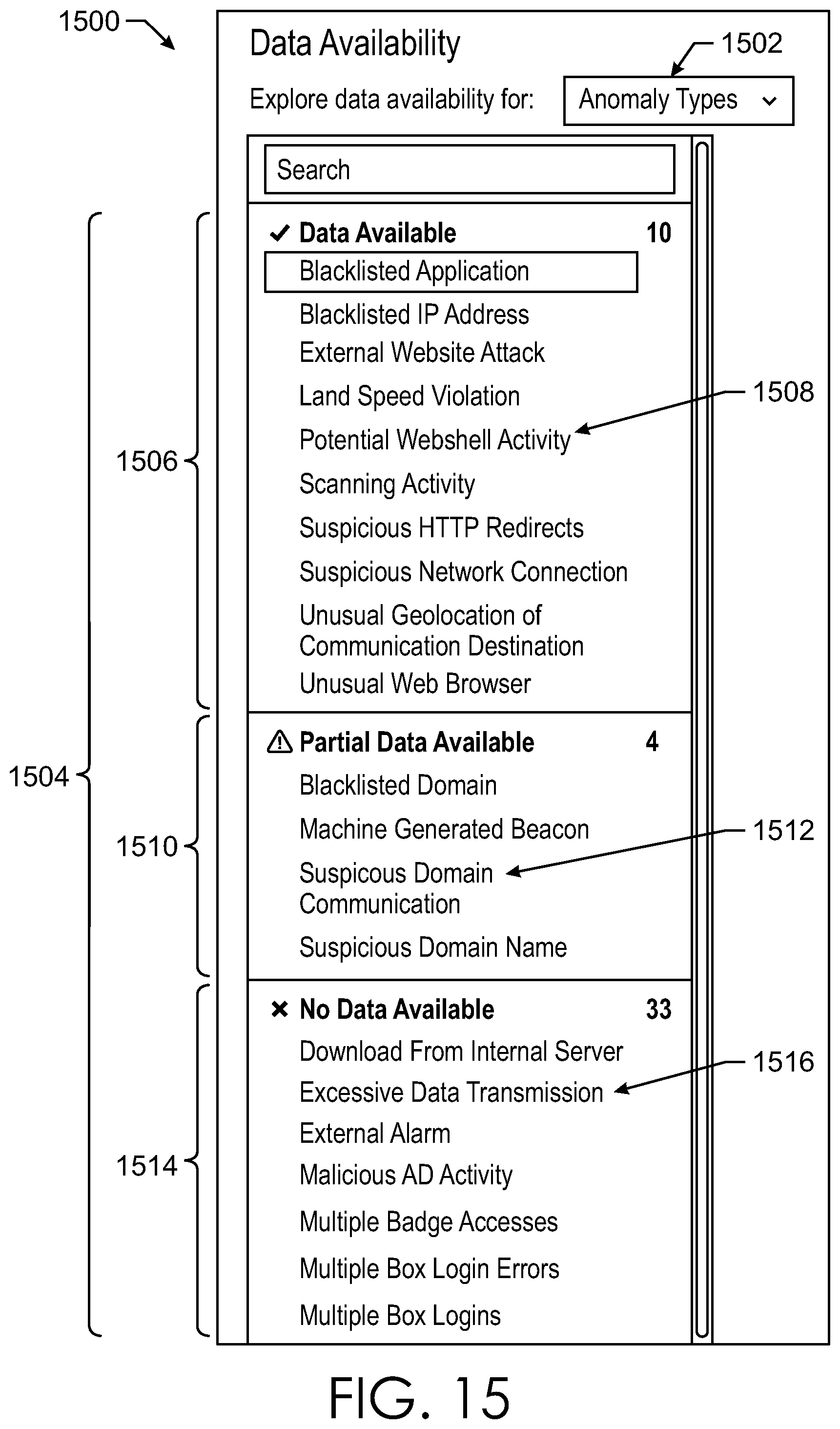 Patent US11777974 Figure 18 – Systems data availability validation