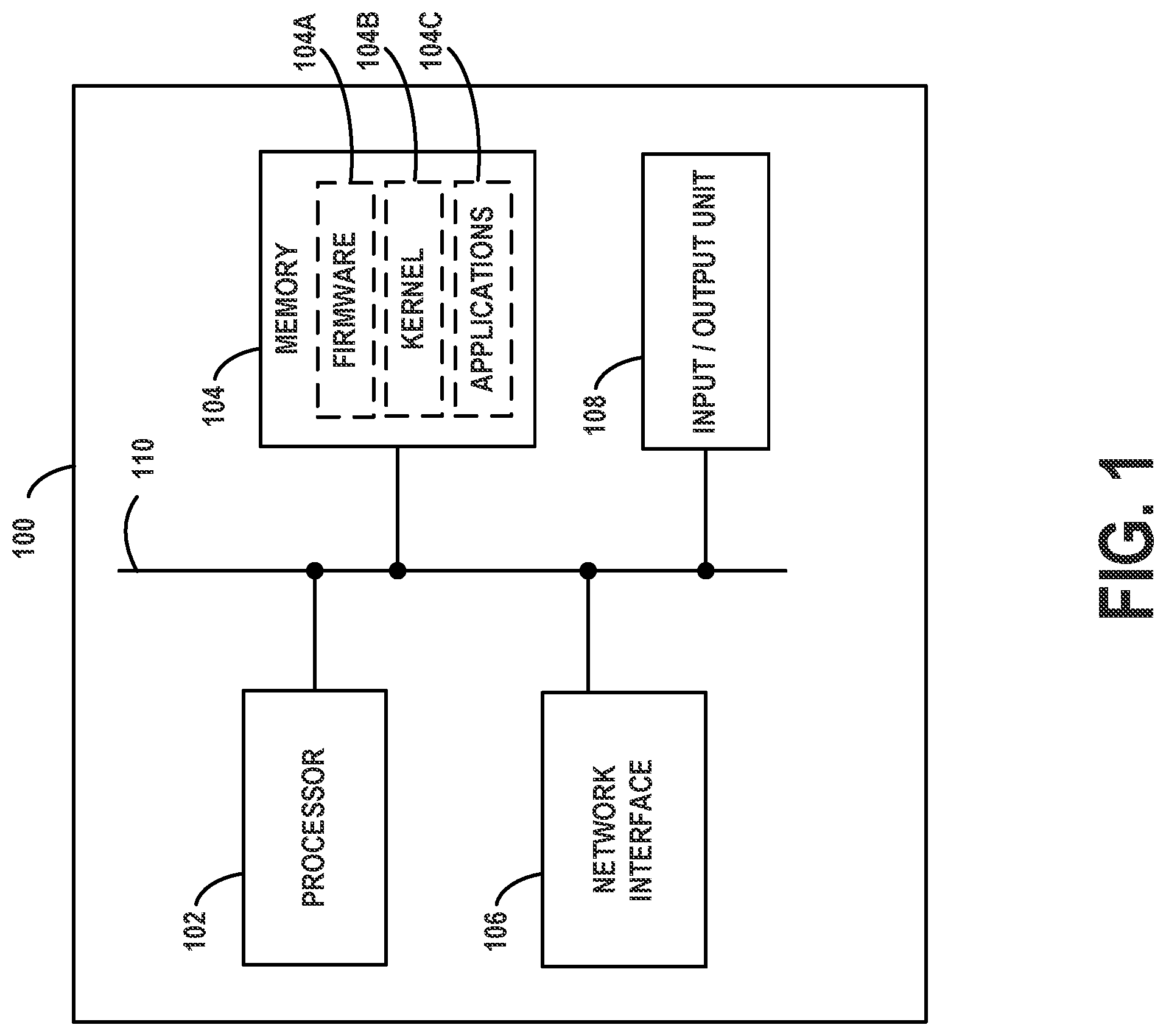 Patent US11777980 Figure 1 – Dynamic preview of security vulnerability levels in a managed network