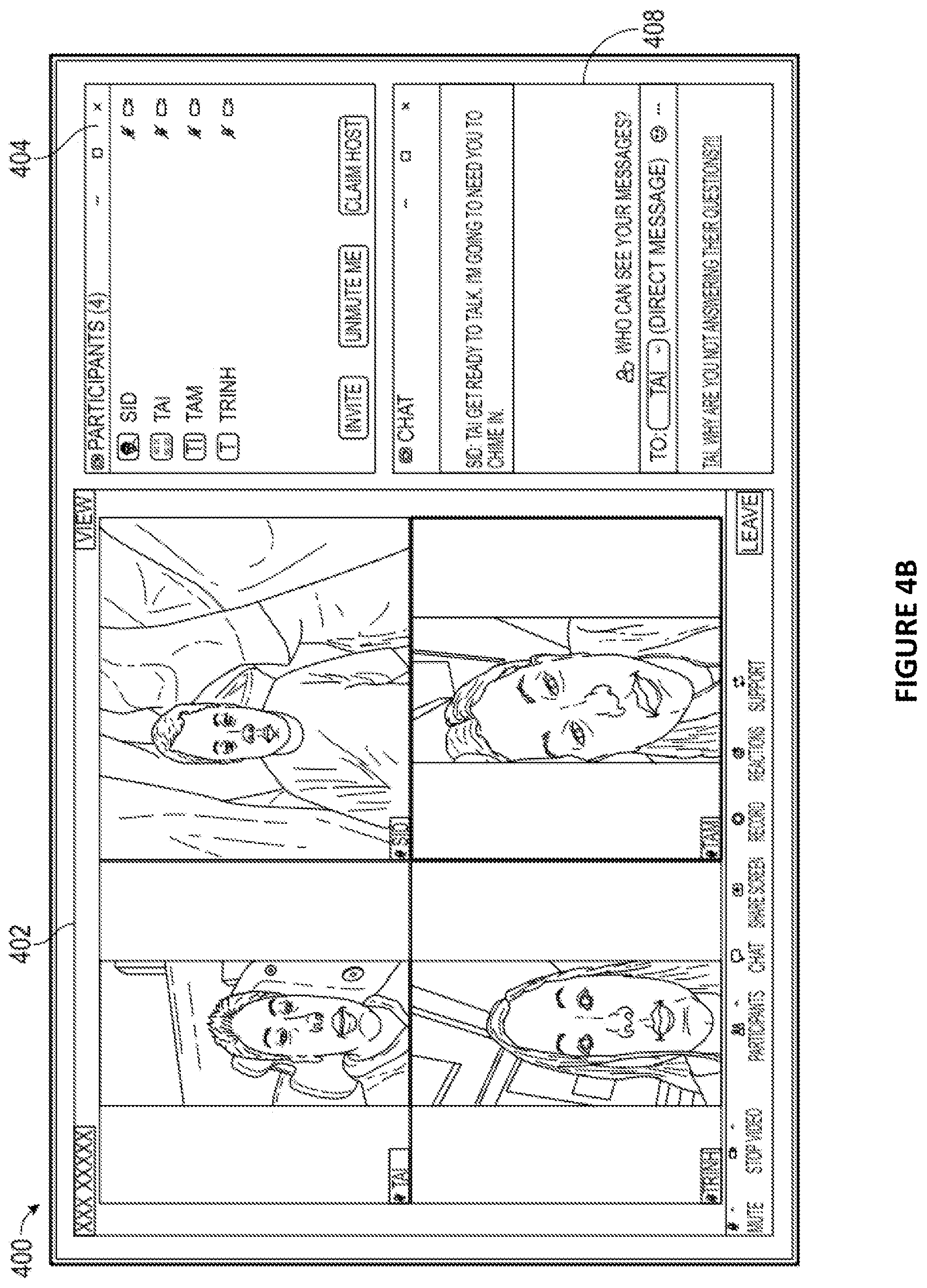 Patent US11778004 Figure 6 – Dynamic presentation of attentional elements within a communication session