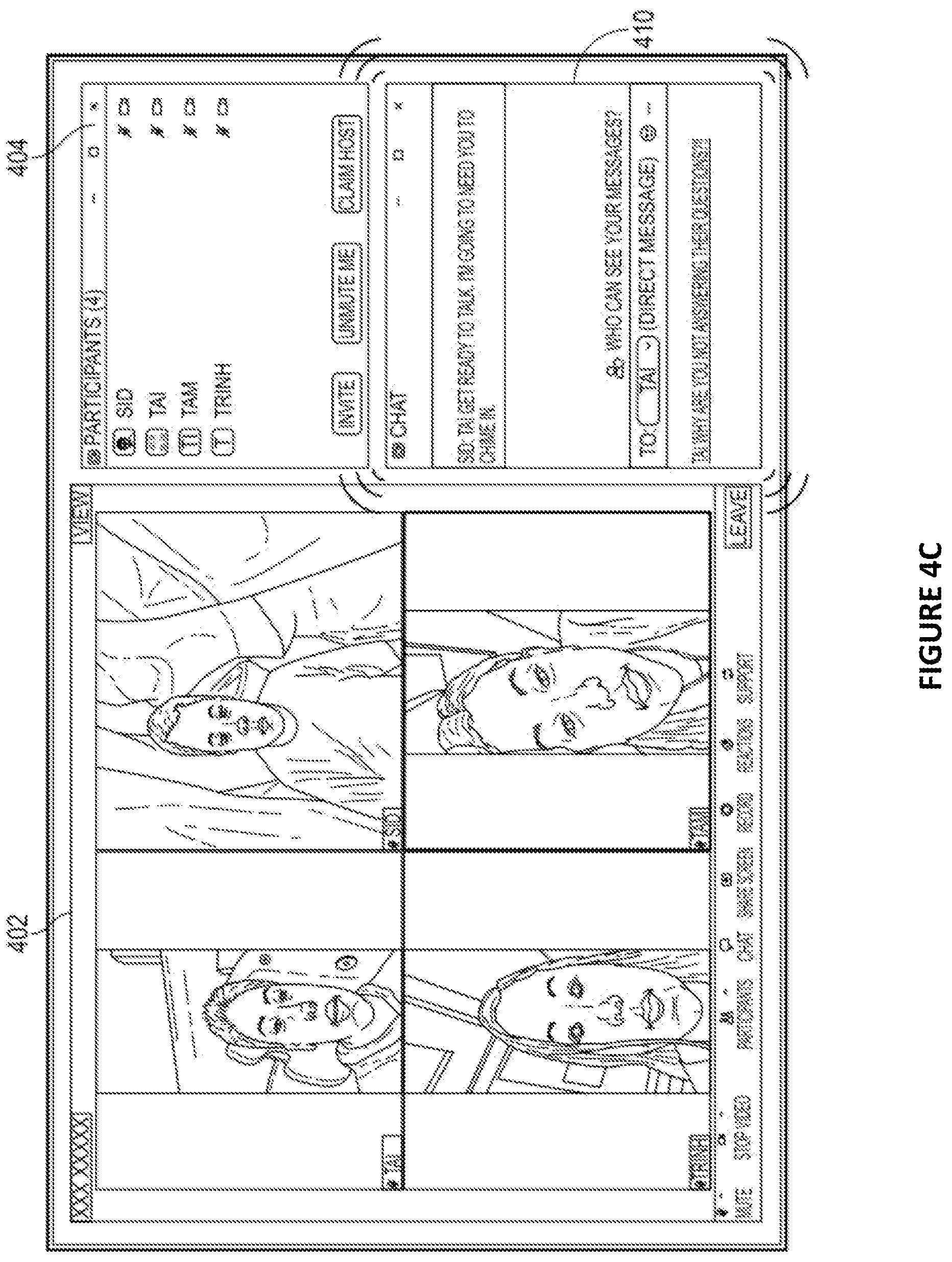 Patent US11778004 Figure 7 – Dynamic presentation of attentional elements within a communication session