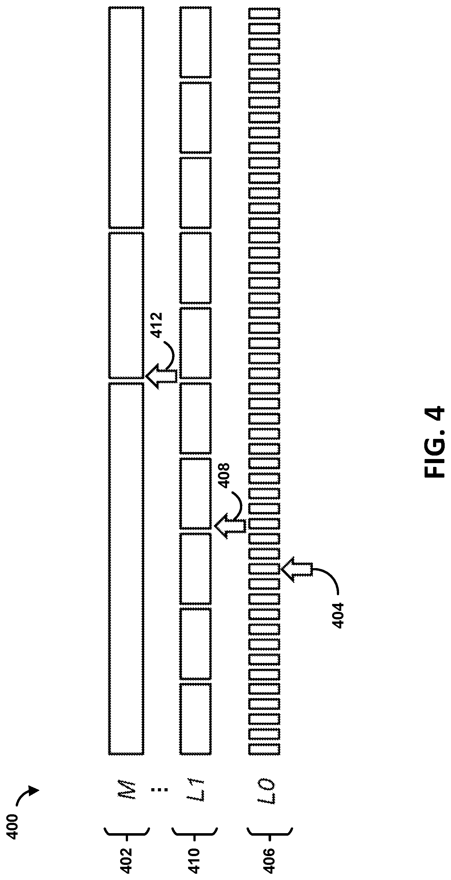 Patent US11778013 Figure 4 – Segment ladder transitioning in adaptive streaming