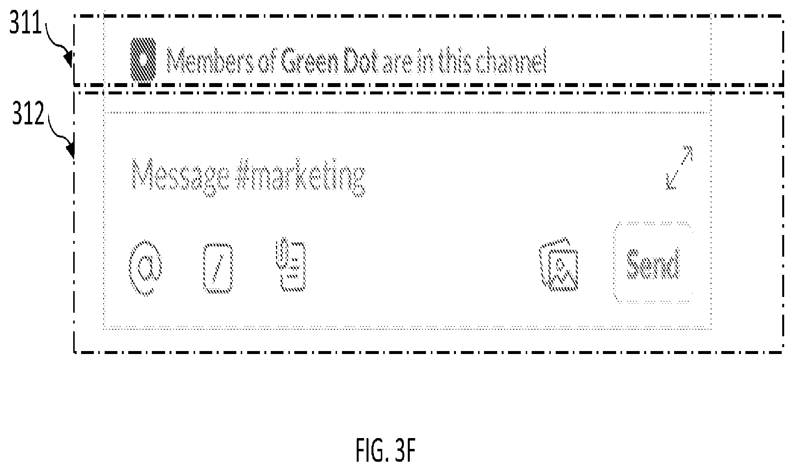 Patent US11778022 Figure 6 – Dynamically generated context pane within a group-based communication interface