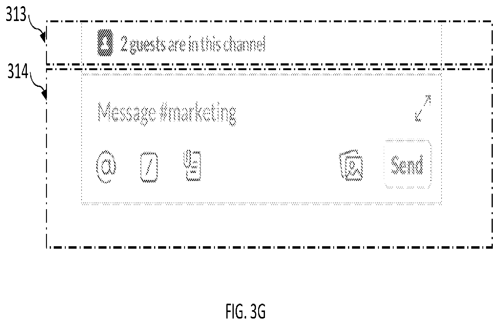 Patent US11778022 Figure 7 – Dynamically generated context pane within a group-based communication interface