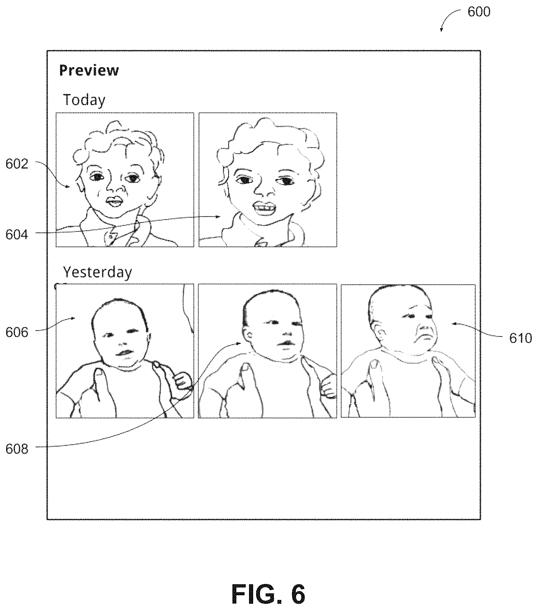 Patent US11778028 Figure 6 – Automatic image sharing with designated users over a communication network