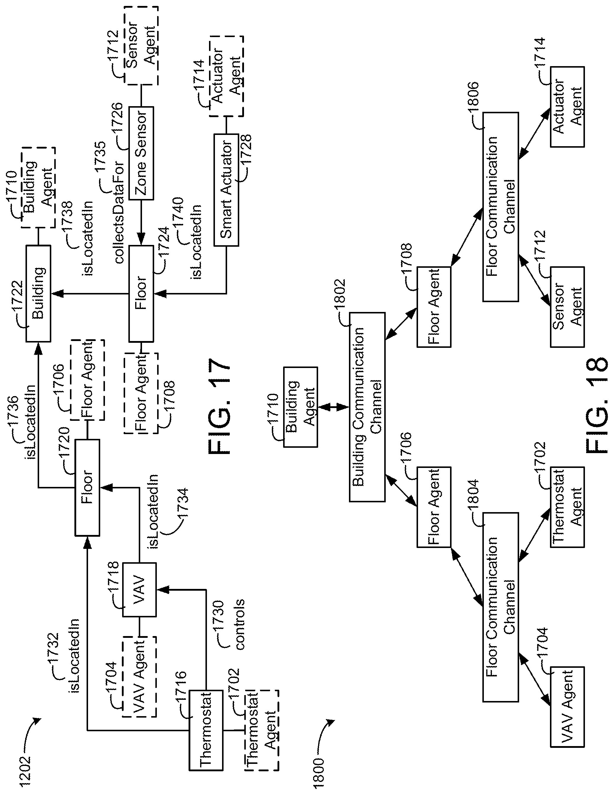 Patent US11778030 Figure 16 – Building smart entity system with agent based communication and control