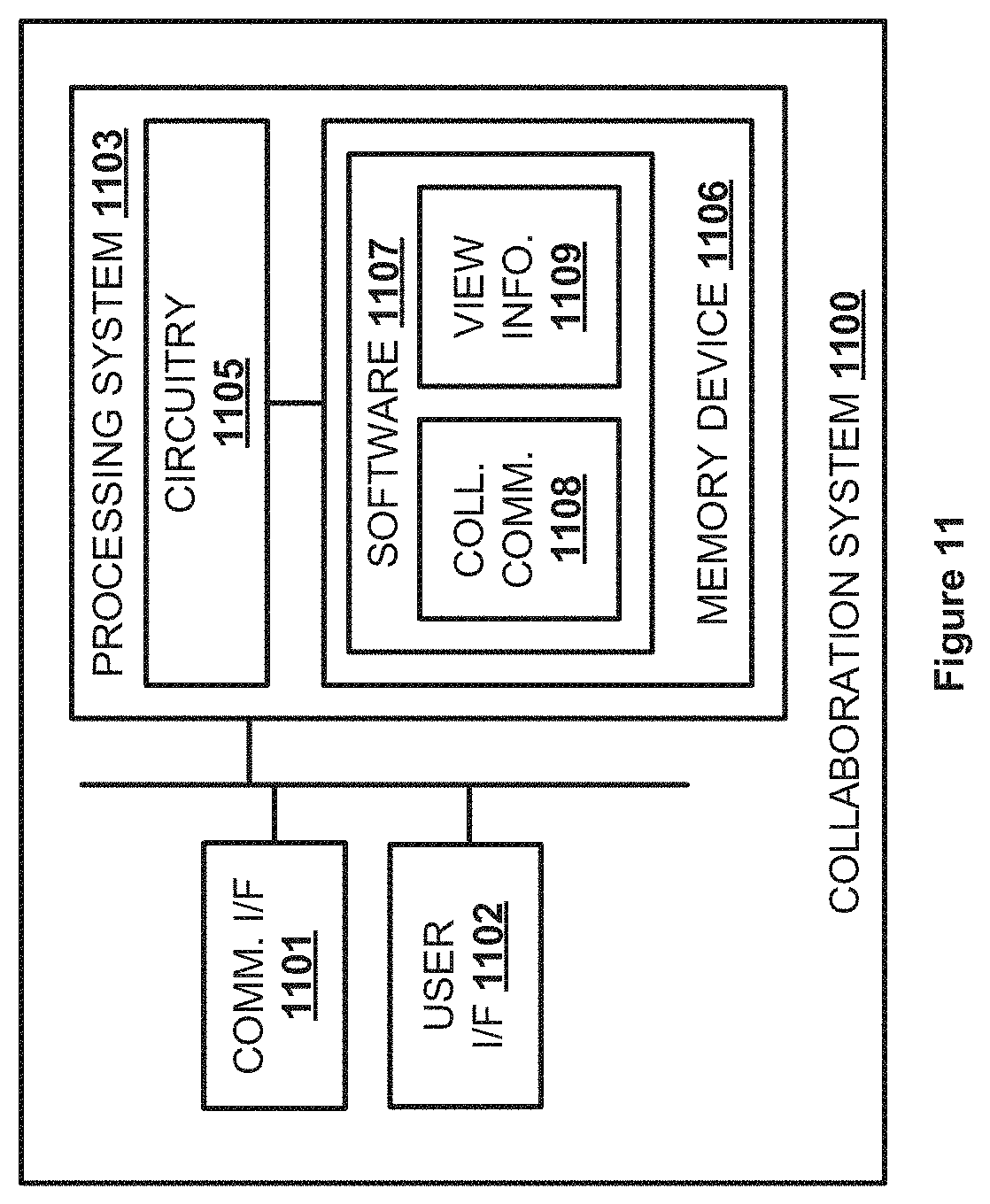 Patent US11778034 Figure 9 – Embedded collaboration with an application executing on a user system