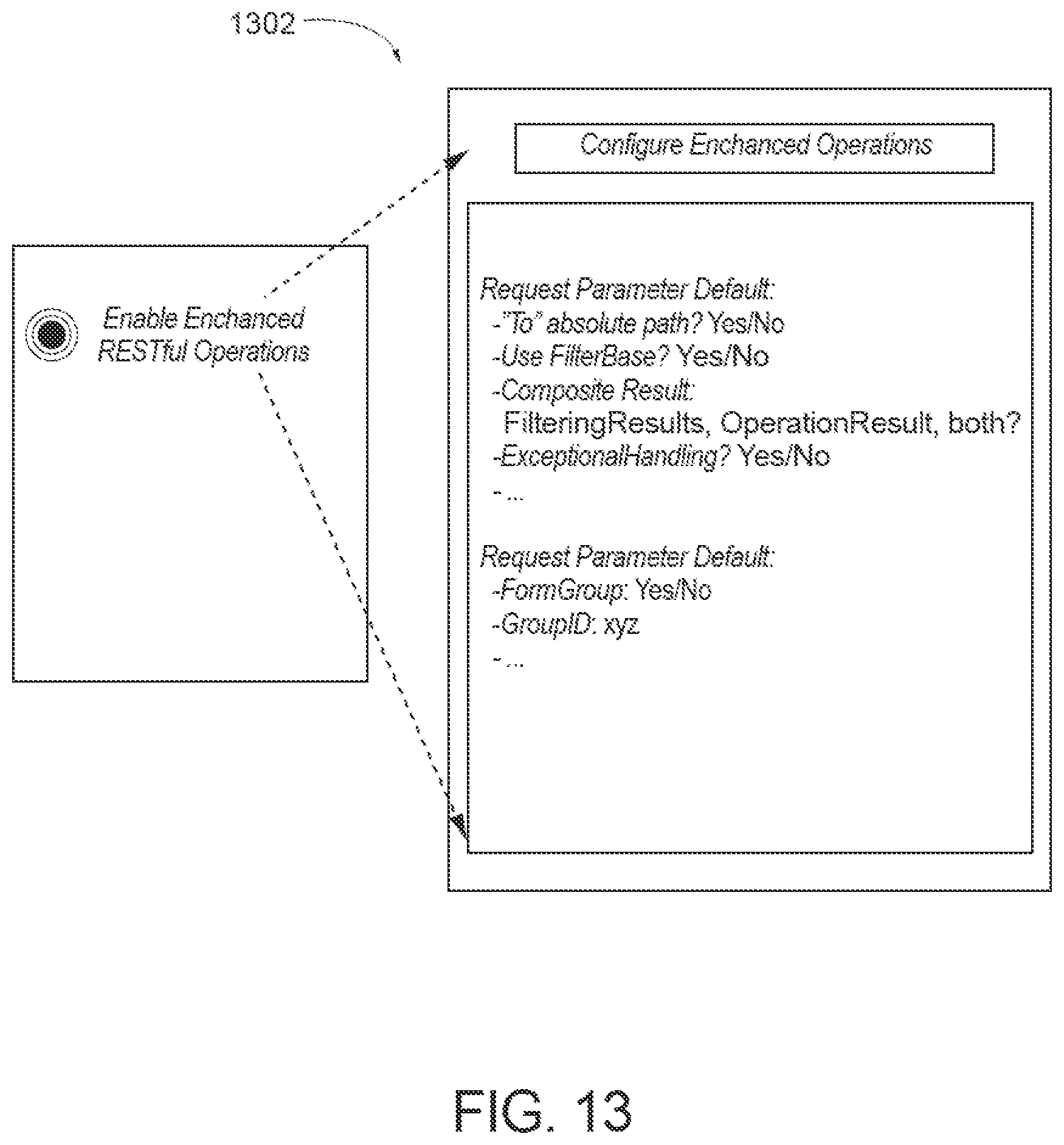 Patent US11778056 Figure 16 – Enhanced restful operations