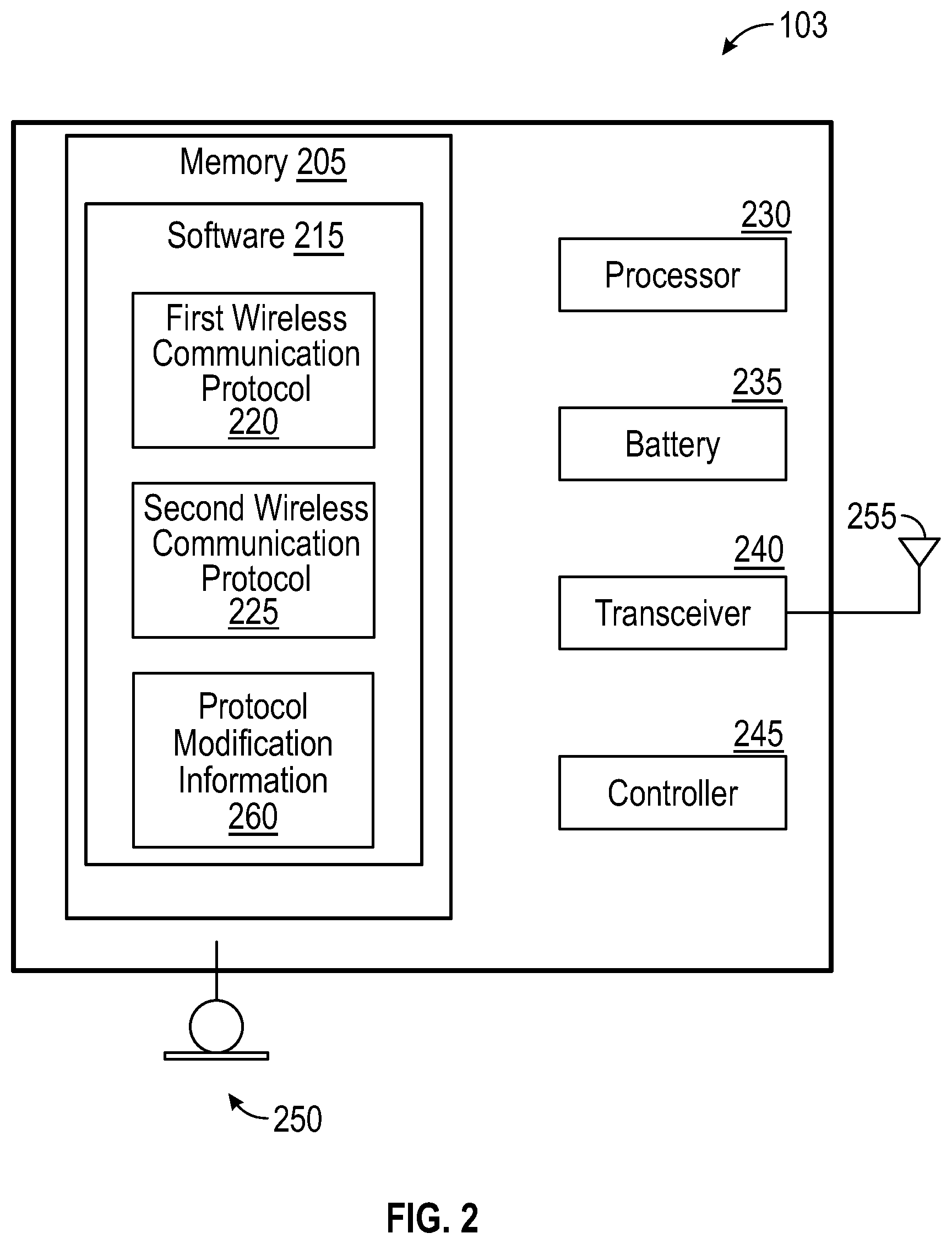 Patent US11778074 Figure 2 – Operating more than one wireless communication protocol with a hearing device