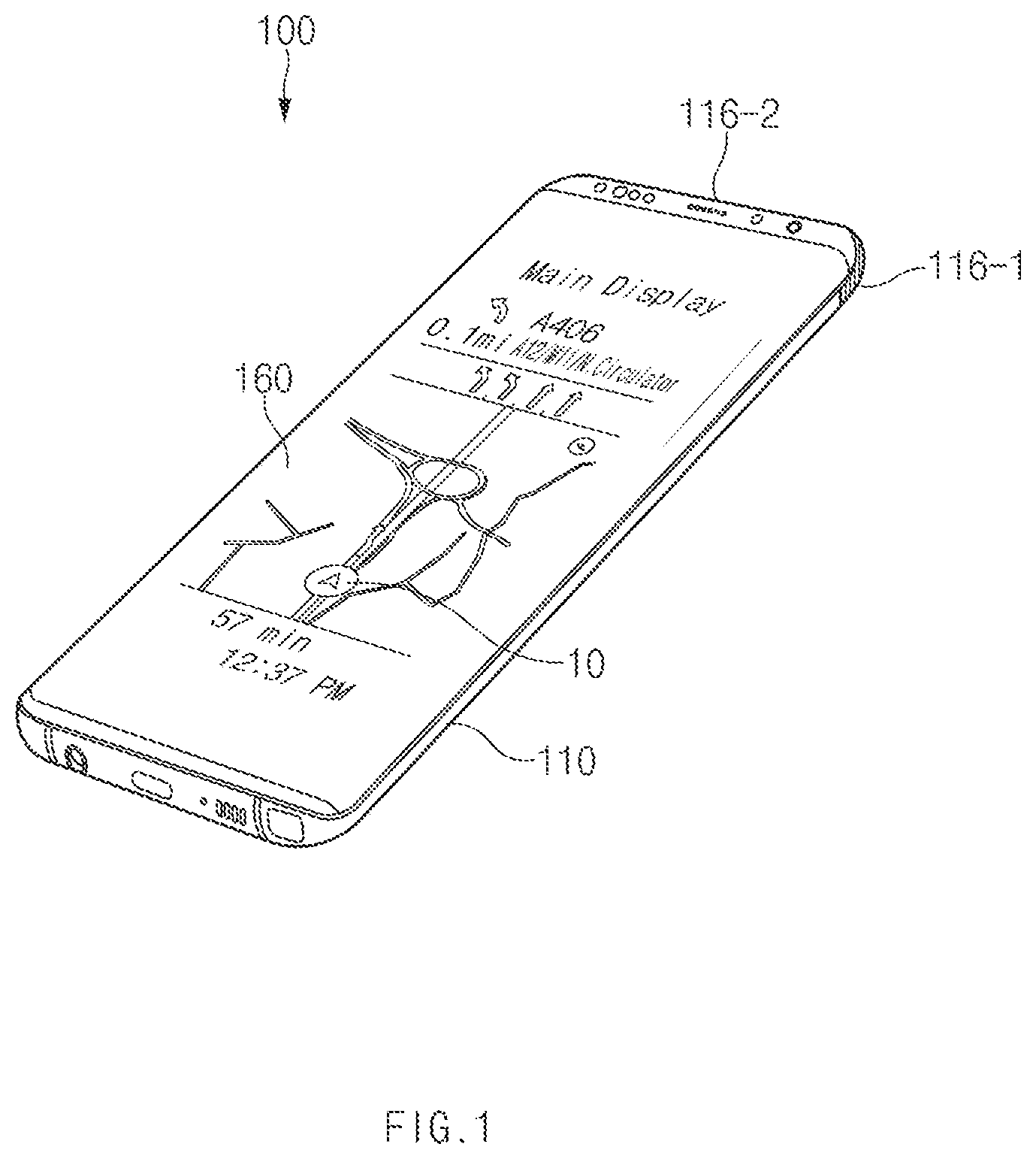 Patent US11778078 Figure 1 – Electronic device for receiving multiband GNSS signal