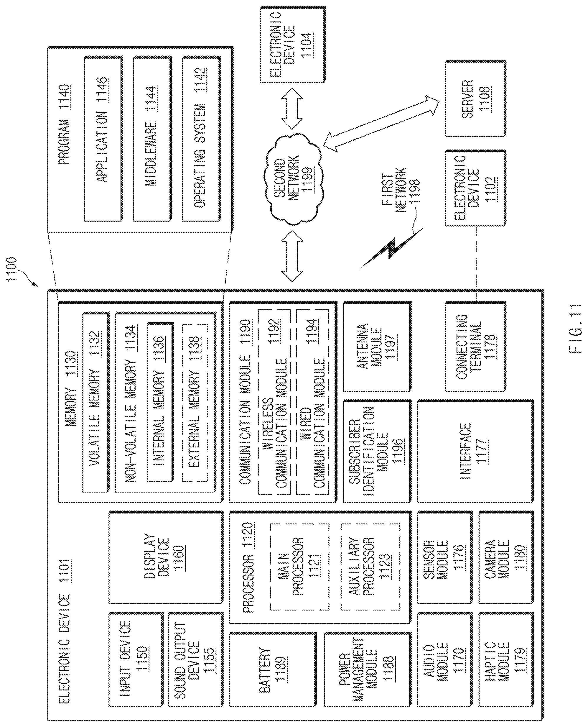 Patent US11778078 Figure 14 – Electronic device for receiving multiband GNSS signal