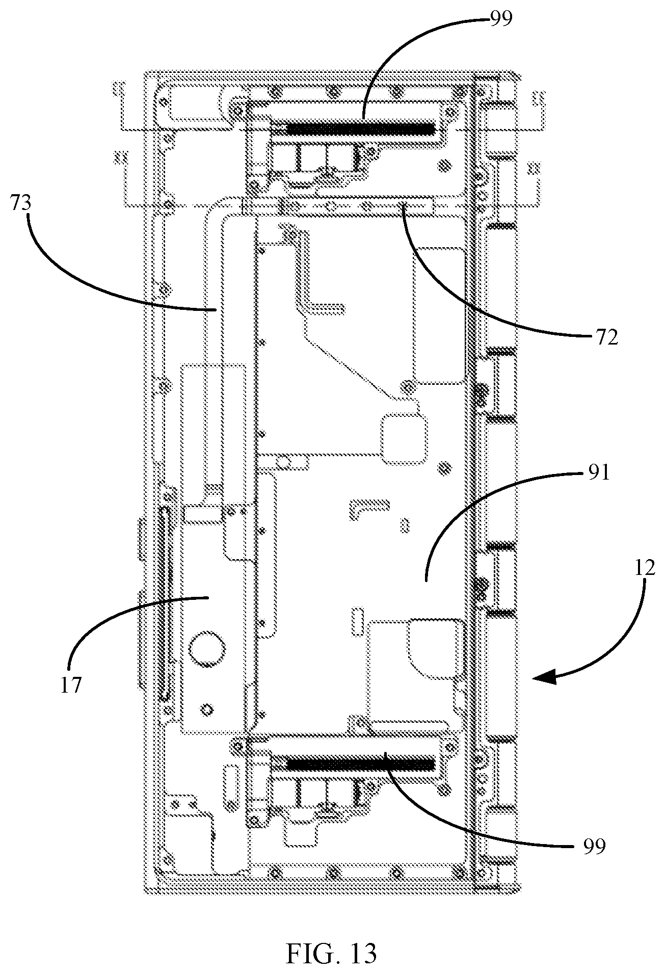Patent US11778080 Figure 7 – Electronic device with flexible display screen