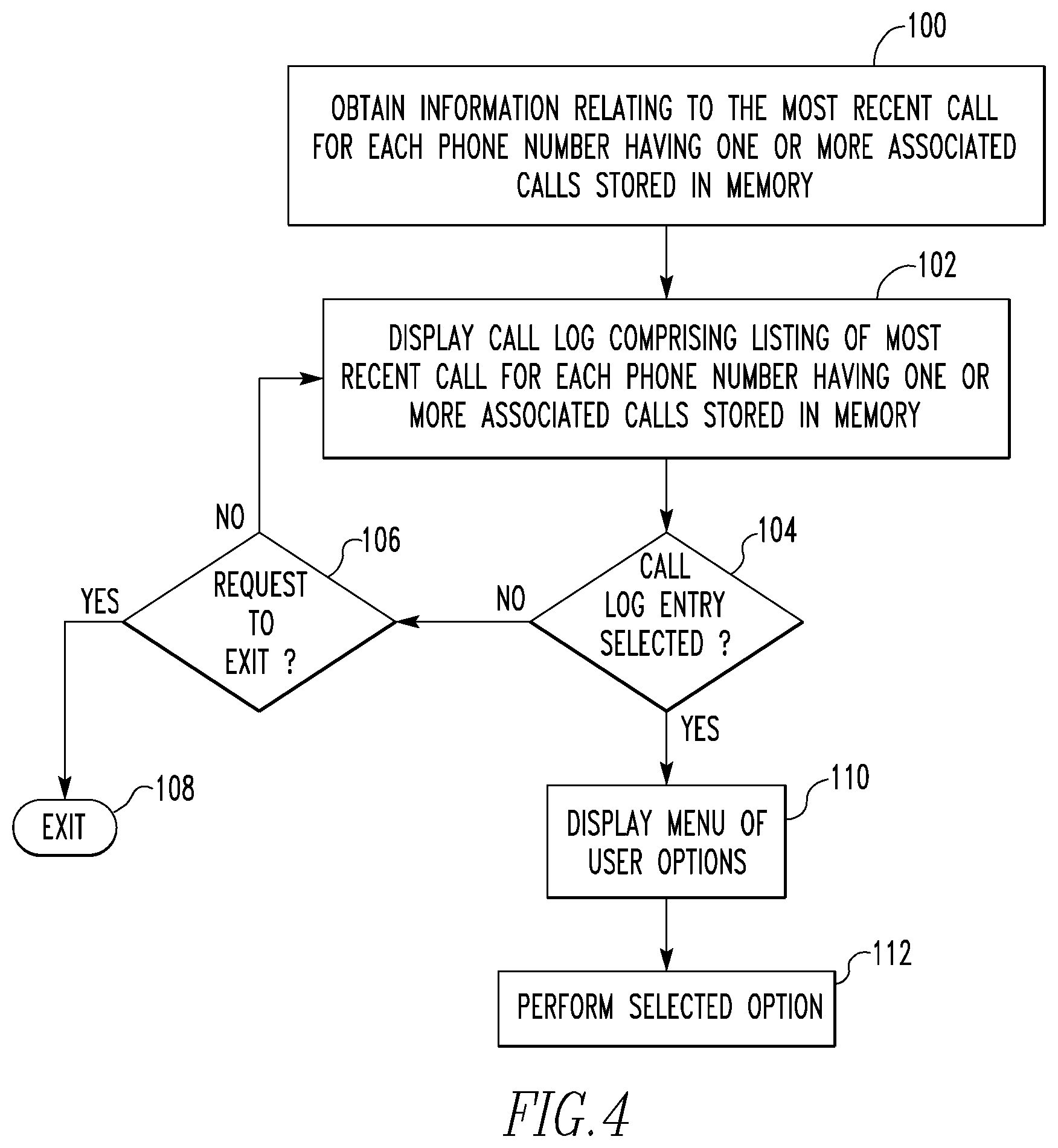 Patent US11778088 Figure 3 – Handheld electronic device having improved phone call log, and associated method