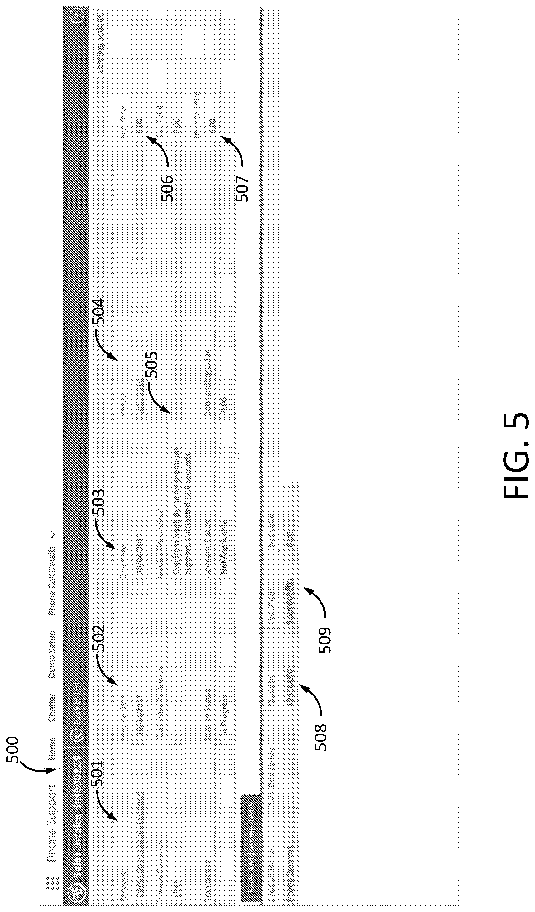 Patent US11778089 Figure 5 – Method and apparatus for generating records from communication data