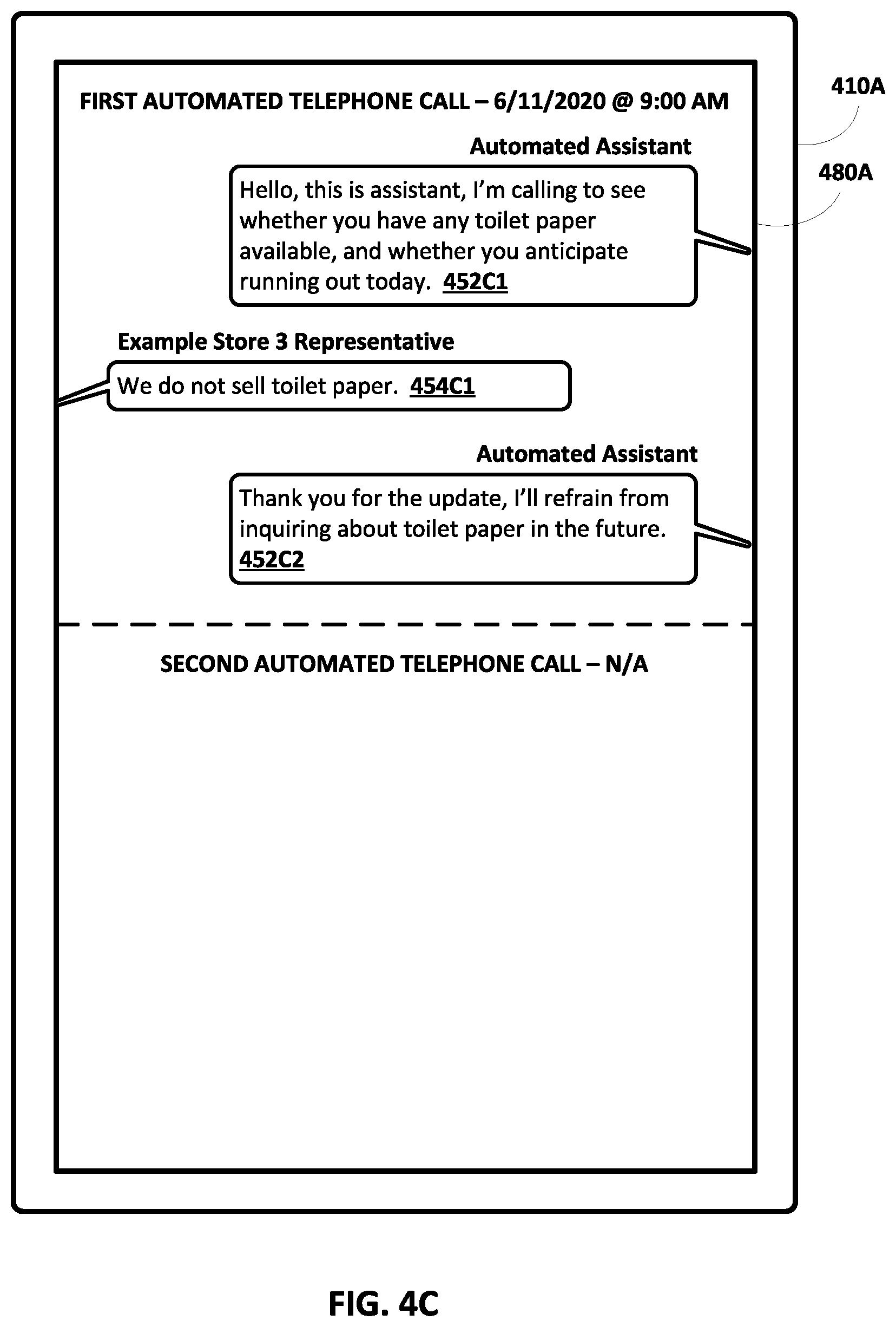 Patent US11778092 Figure 6 – Selective performance of automated telephone calls to reduce latency and/or duration of assistant interaction