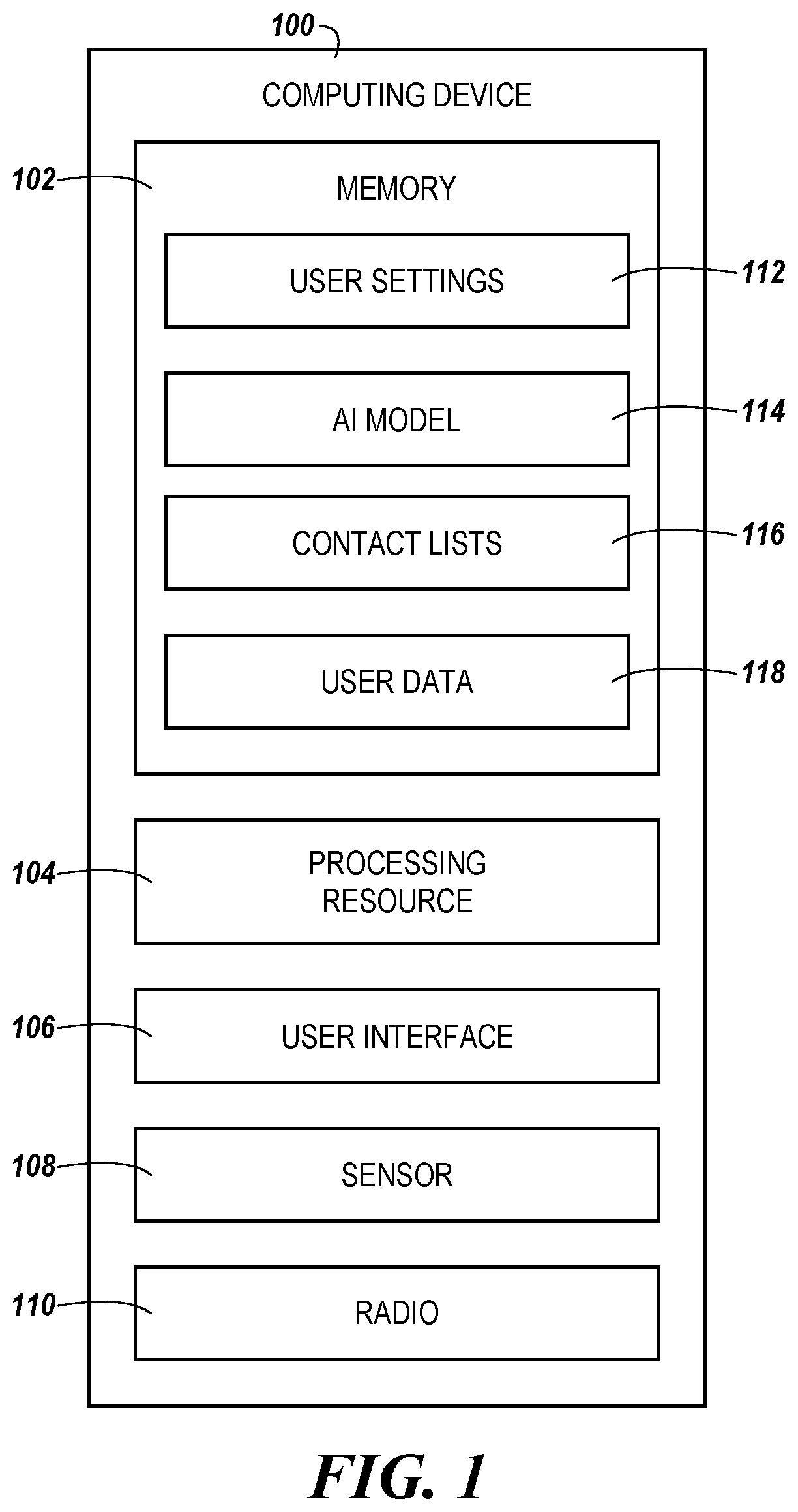 Patent US11778101 Figure 1 – Performing an operation responsive to a voice call