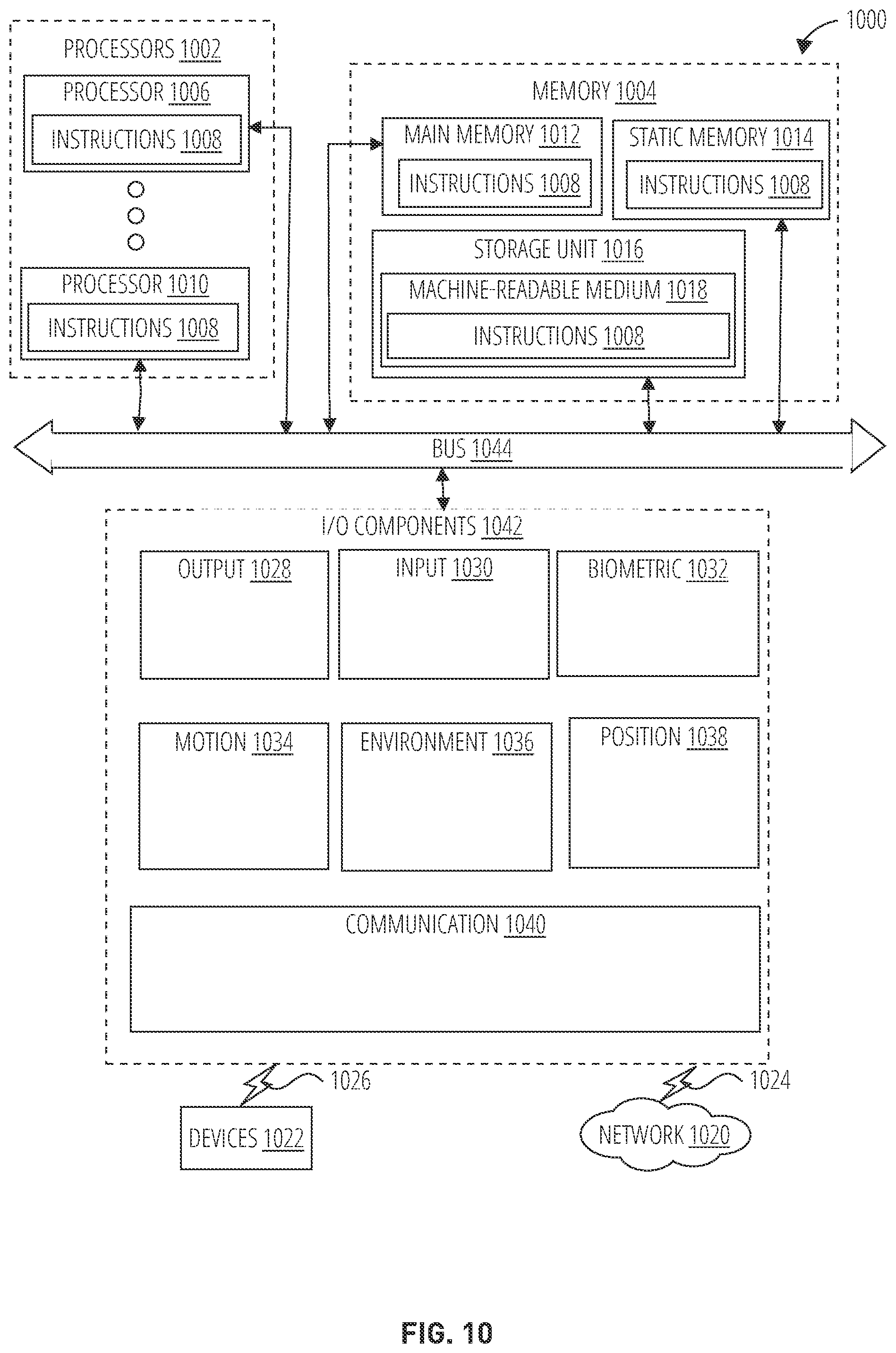 Patent US11778102 Figure 10 – Video conference collaboration