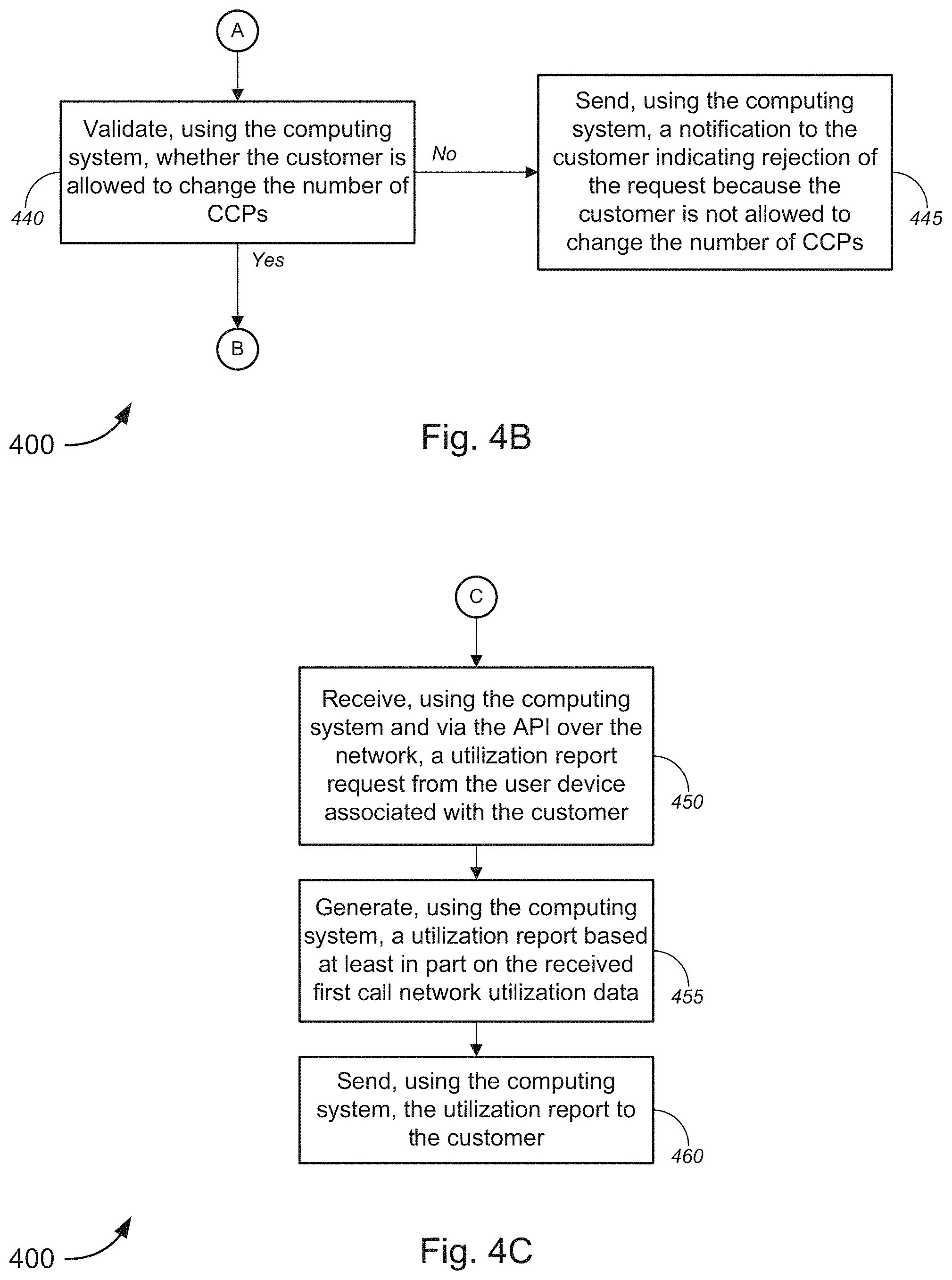 Patent US11778103 Figure 7 – Application programming interface (API)-based concurrent call path (CCP) provisioning