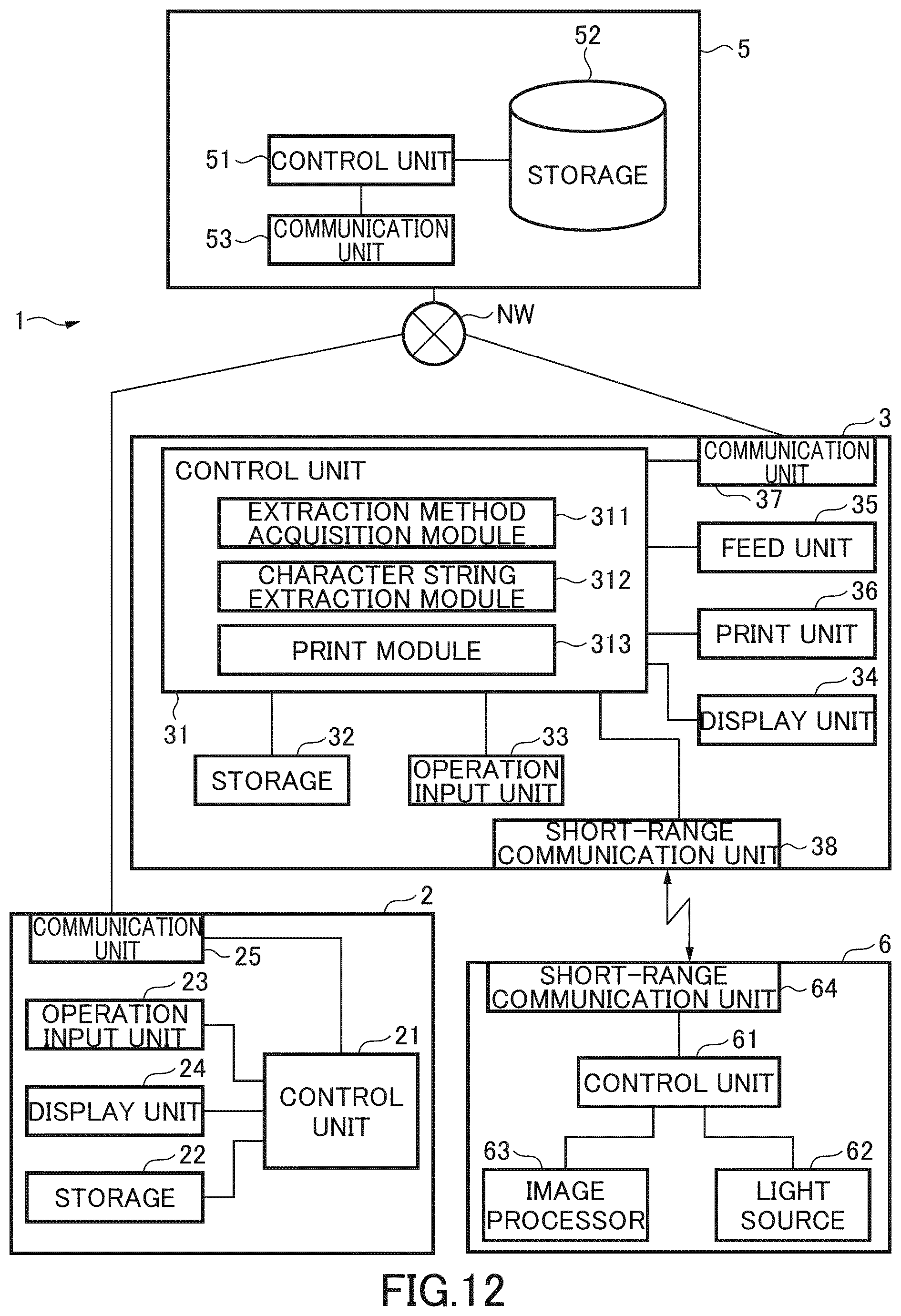 Patent US11778108 Figure 12 – System and method for printing using extraction setting information