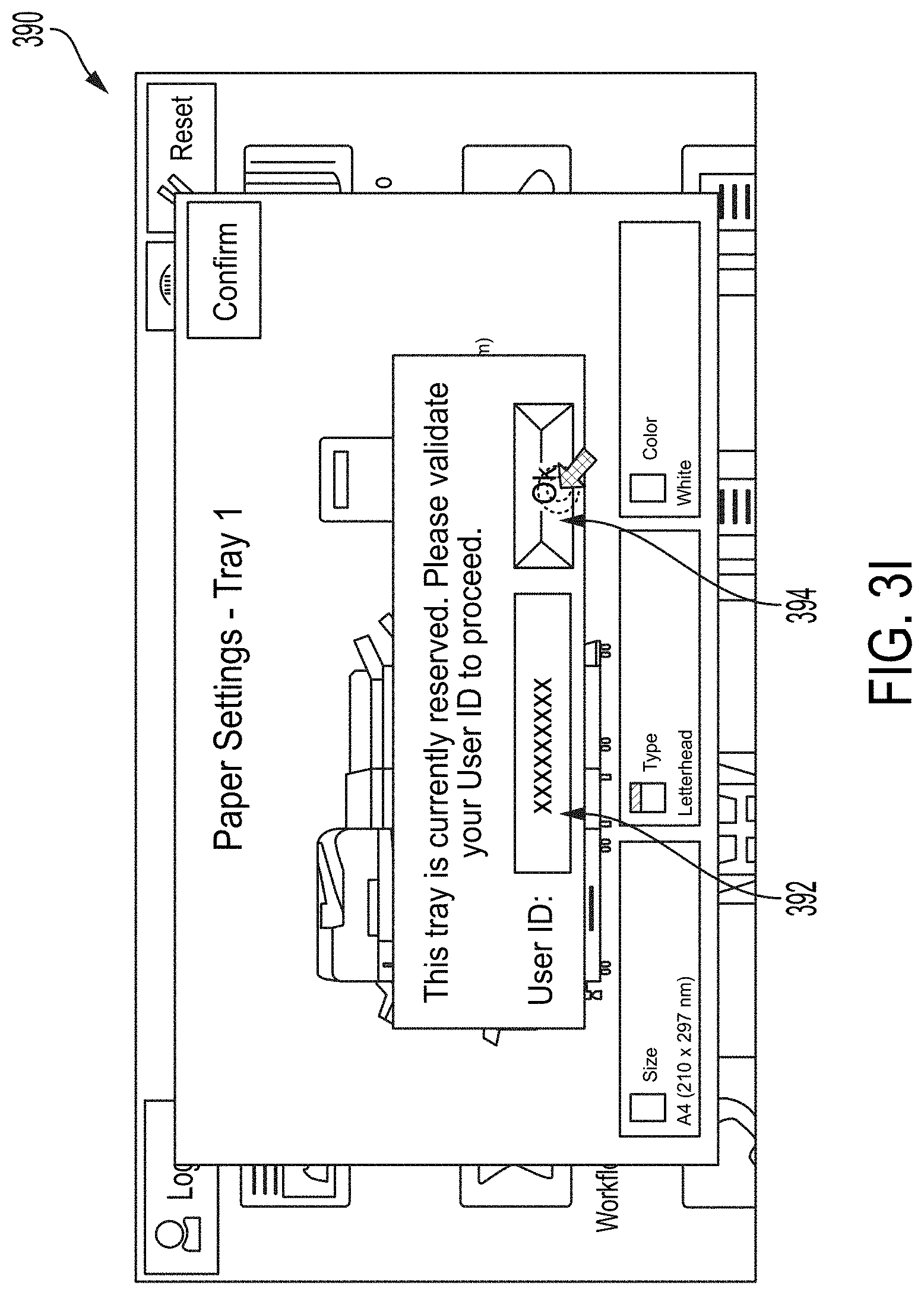 Patent US11778112 Figure 11 – Methods and systems for reserving a tray for special media printing while submitting a document for printing