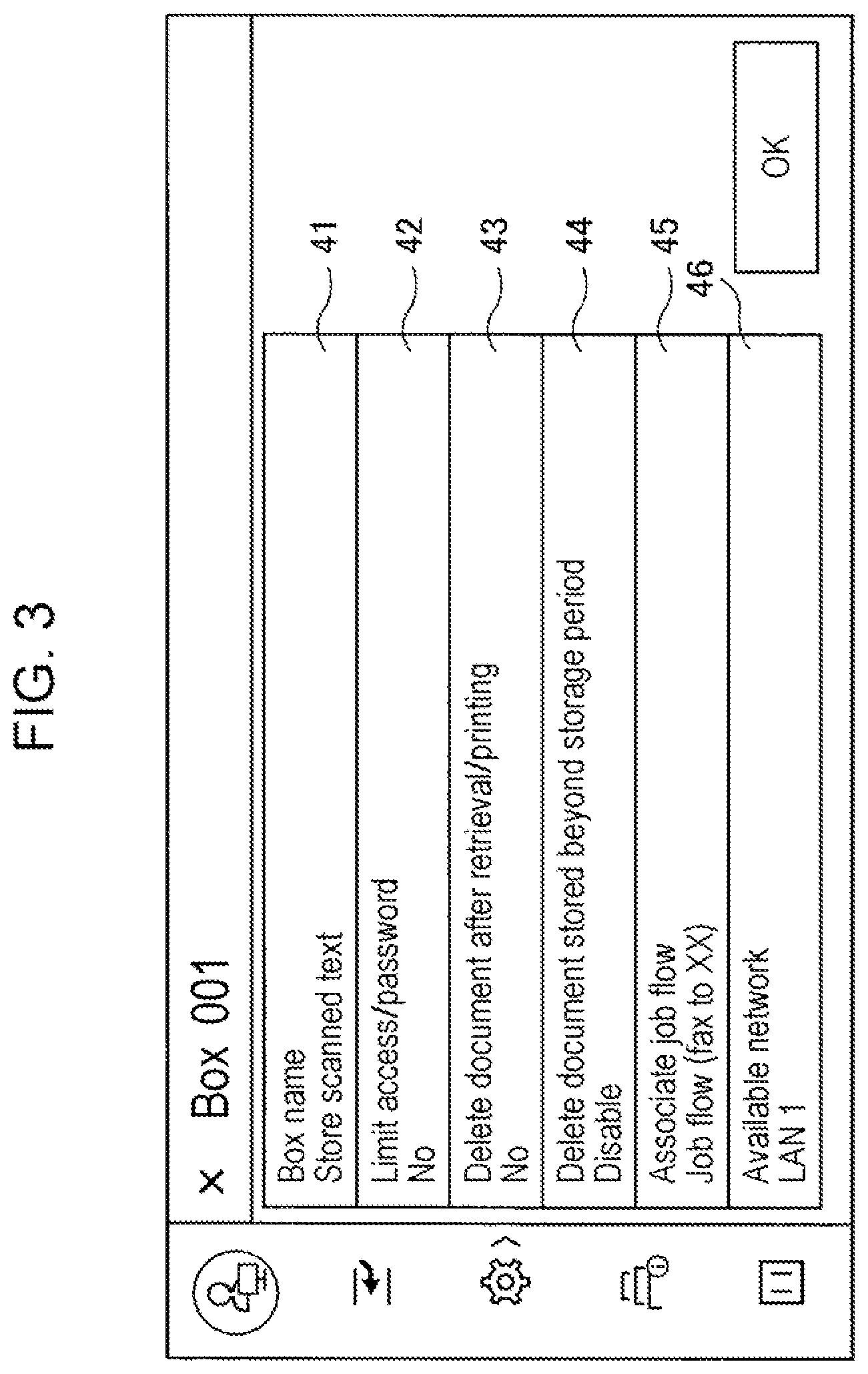 Patent US11778114 Figure 3 – Information processing apparatus, method, and non-transitory computer readable medium for enhanced security of privately managed box
