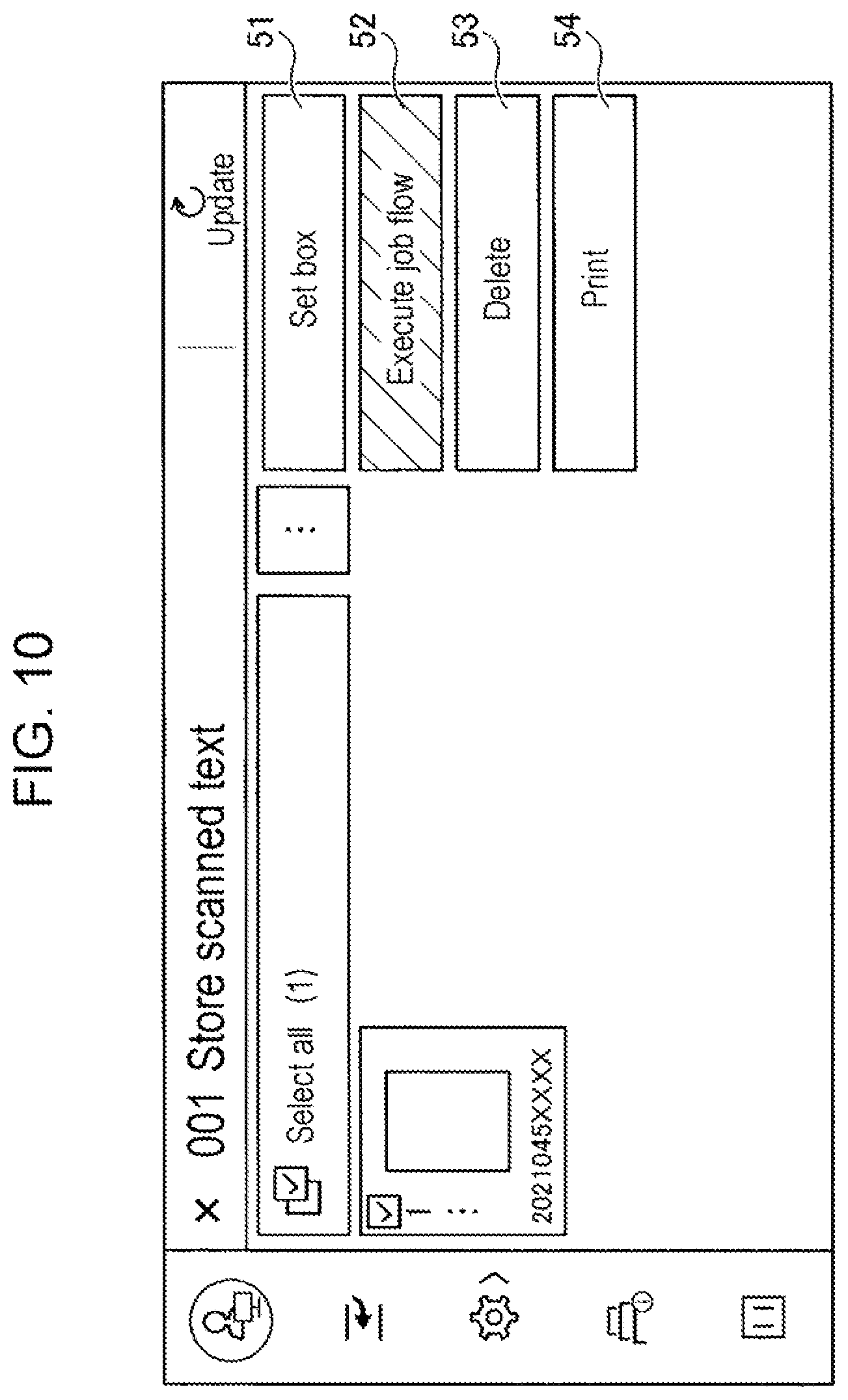 Patent US11778114 Figure 10 – Information processing apparatus, method, and non-transitory computer readable medium for enhanced security of privately managed box