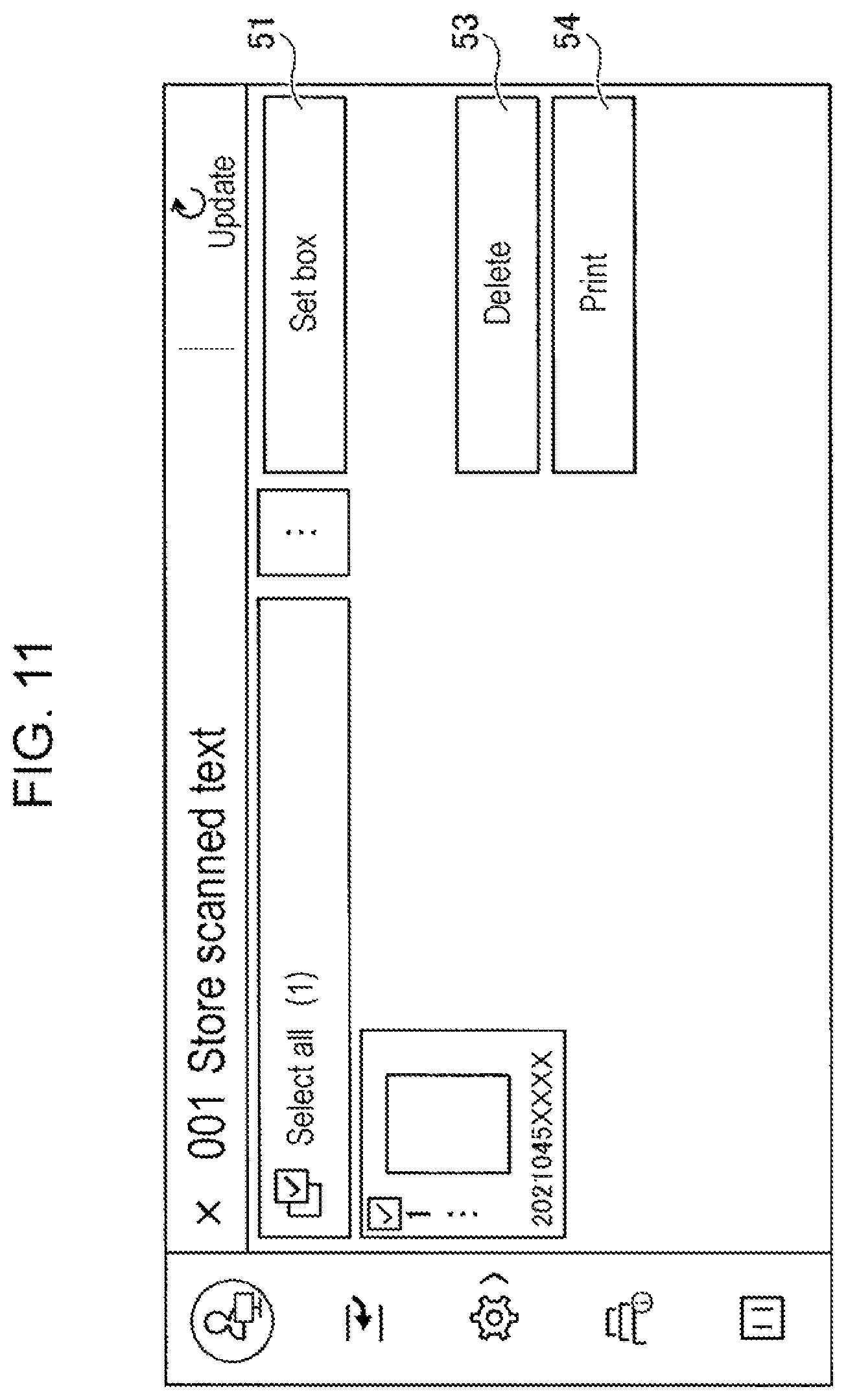 Patent US11778114 Figure 11 – Information processing apparatus, method, and non-transitory computer readable medium for enhanced security of privately managed box