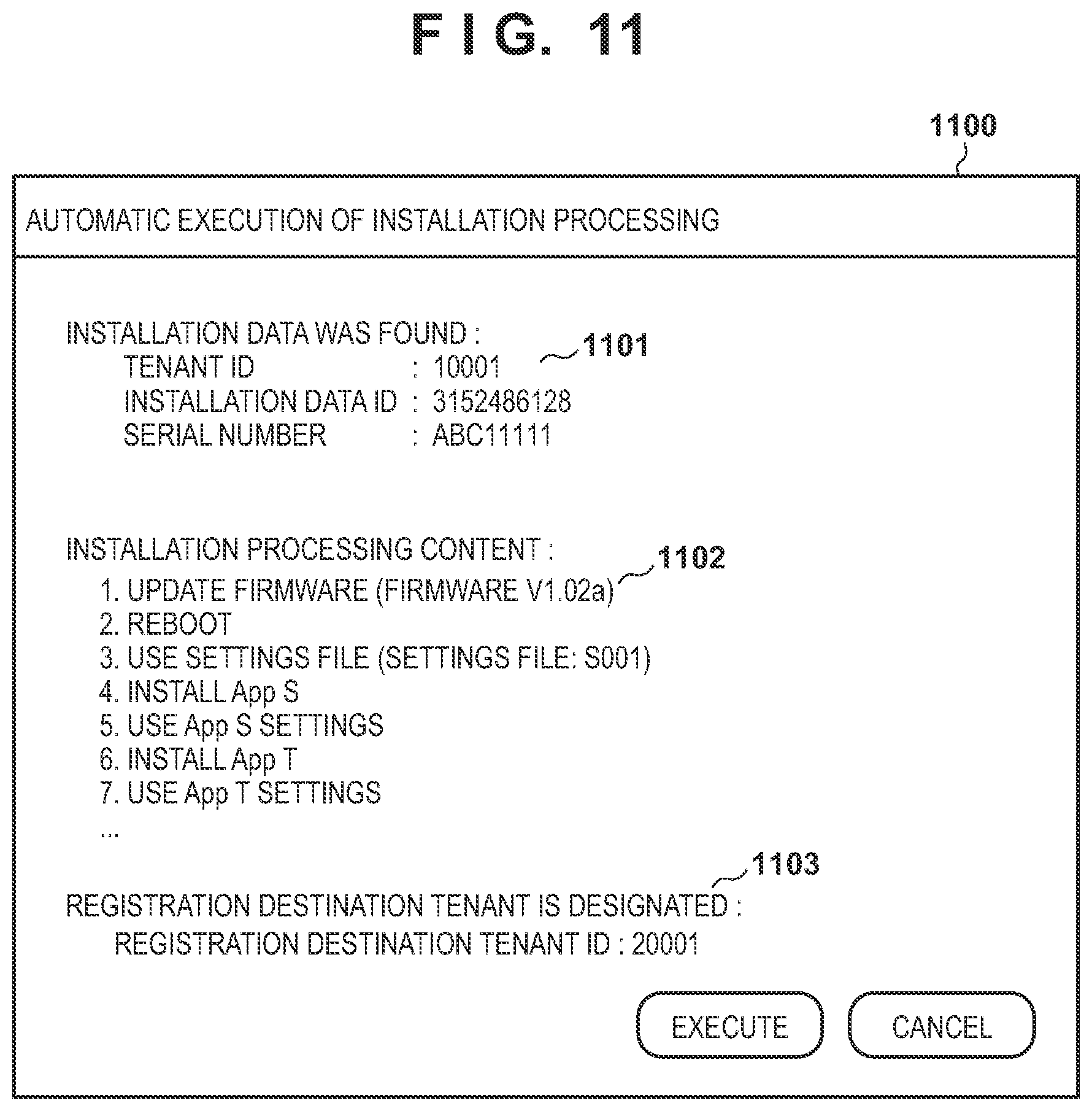 Patent US11778118 Figure 12 – Information processing apparatus for installing applications related to a predetermined group