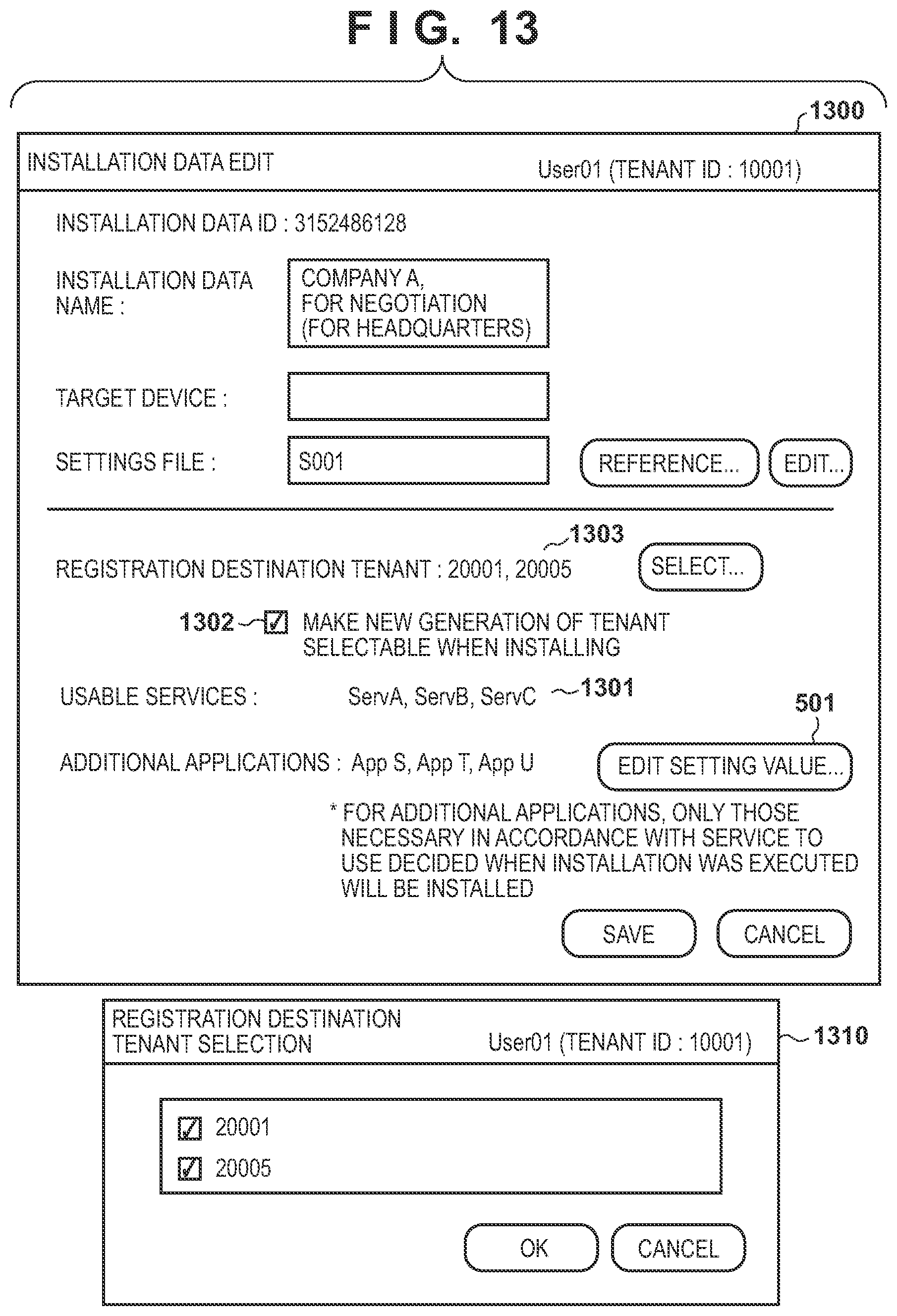 Patent US11778118 Figure 14 – Information processing apparatus for installing applications related to a predetermined group