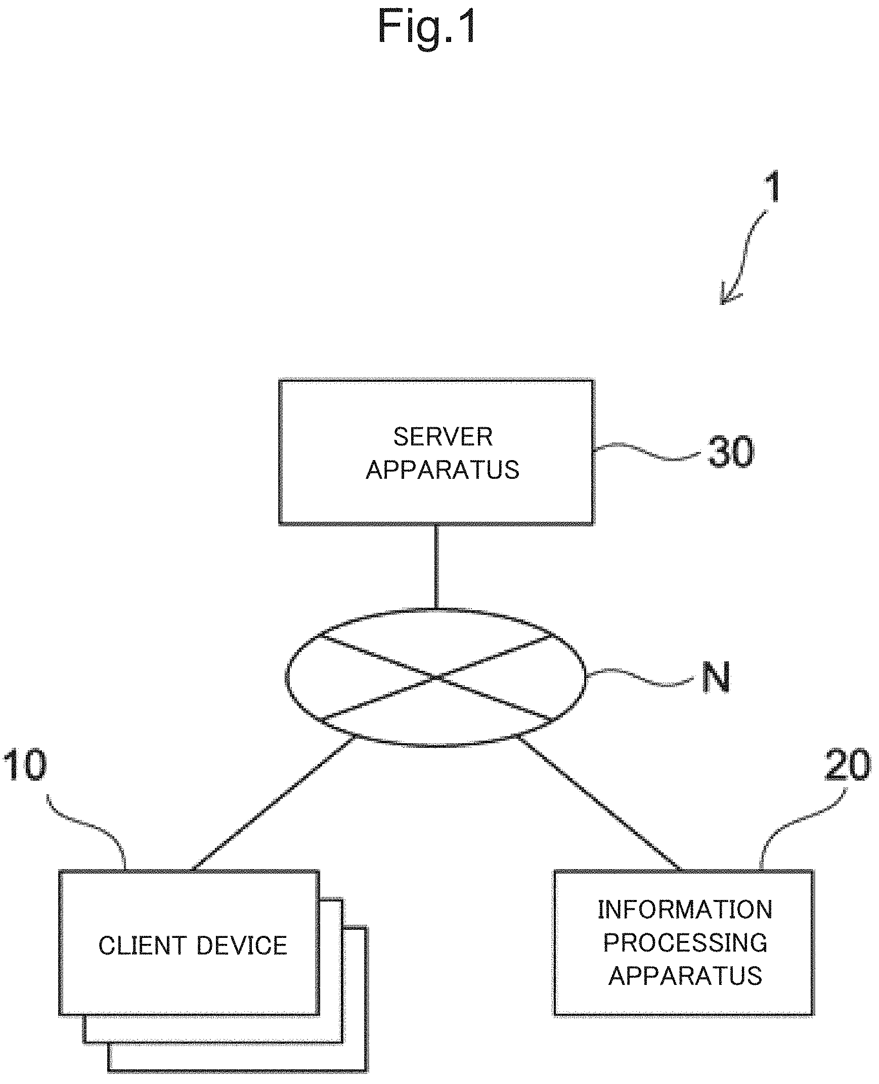 Patent US11778119 Figure 1 – Information processing apparatus performing setting of application in client device, information processing system including same, and non-transitory computer-readable recording medium storing setting tool program