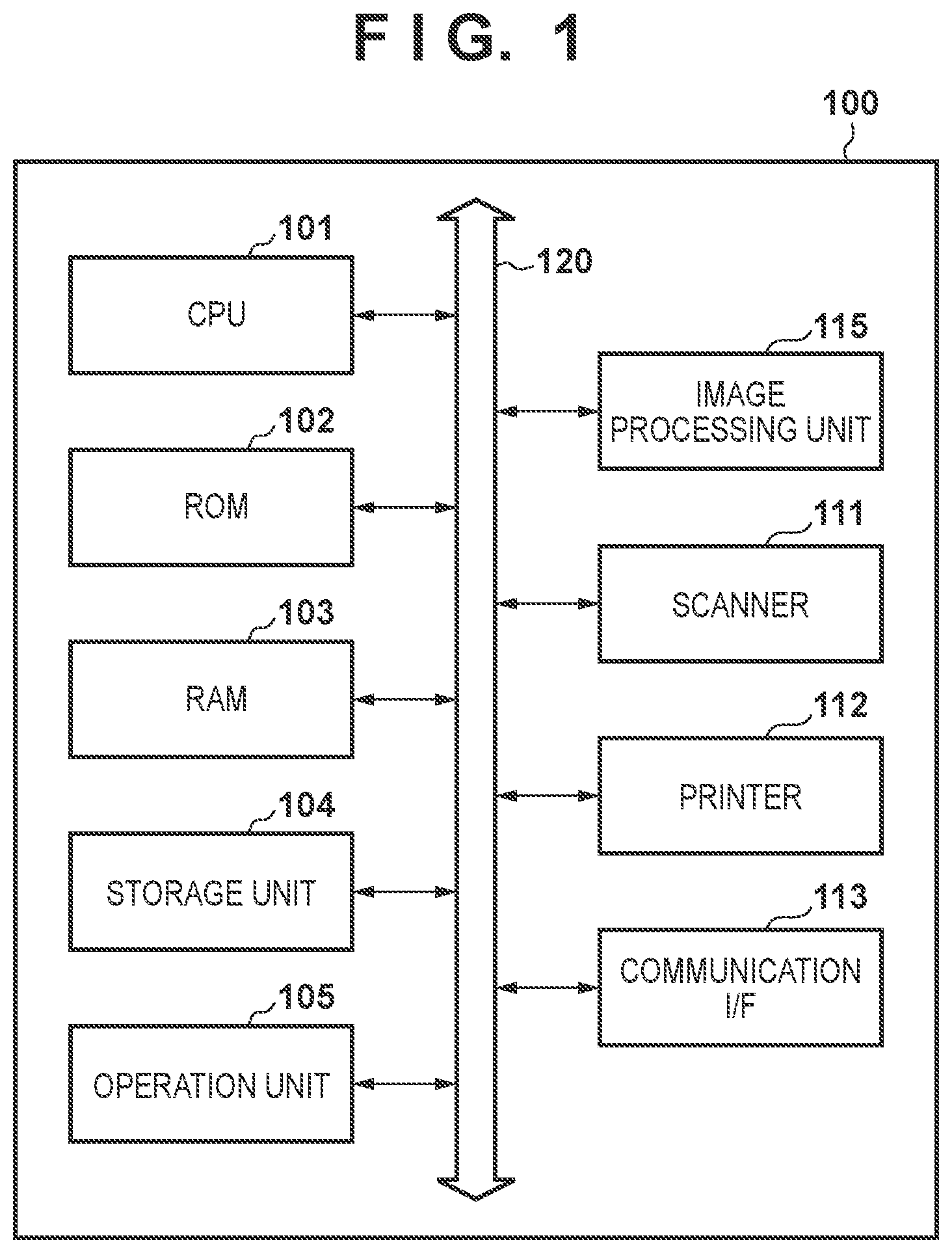 Patent US11778126 — Image processing apparatus, image processing method, and storage medium — Figure 1