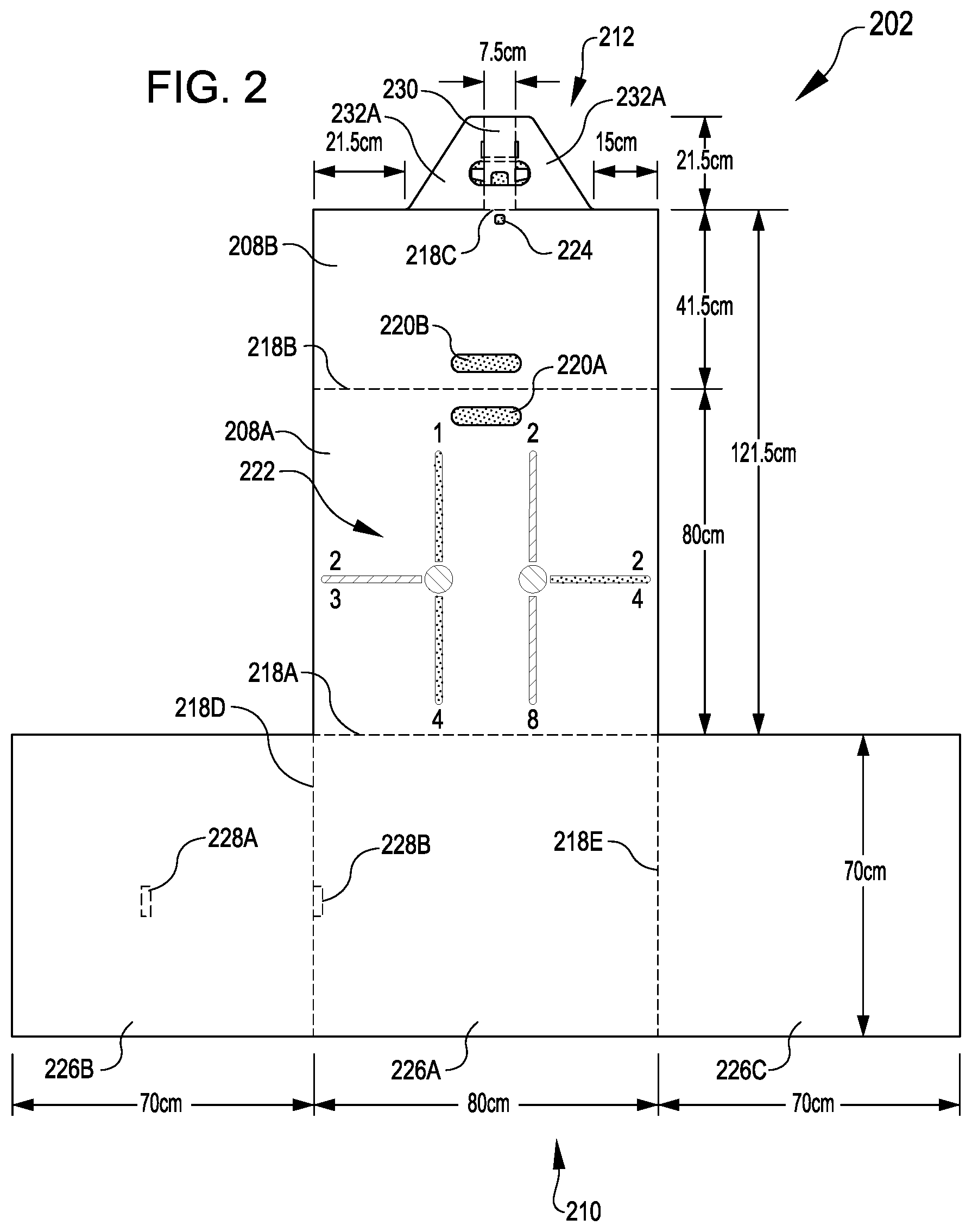 Patent US11778133 Figure 2 – Systems including portable photo studios