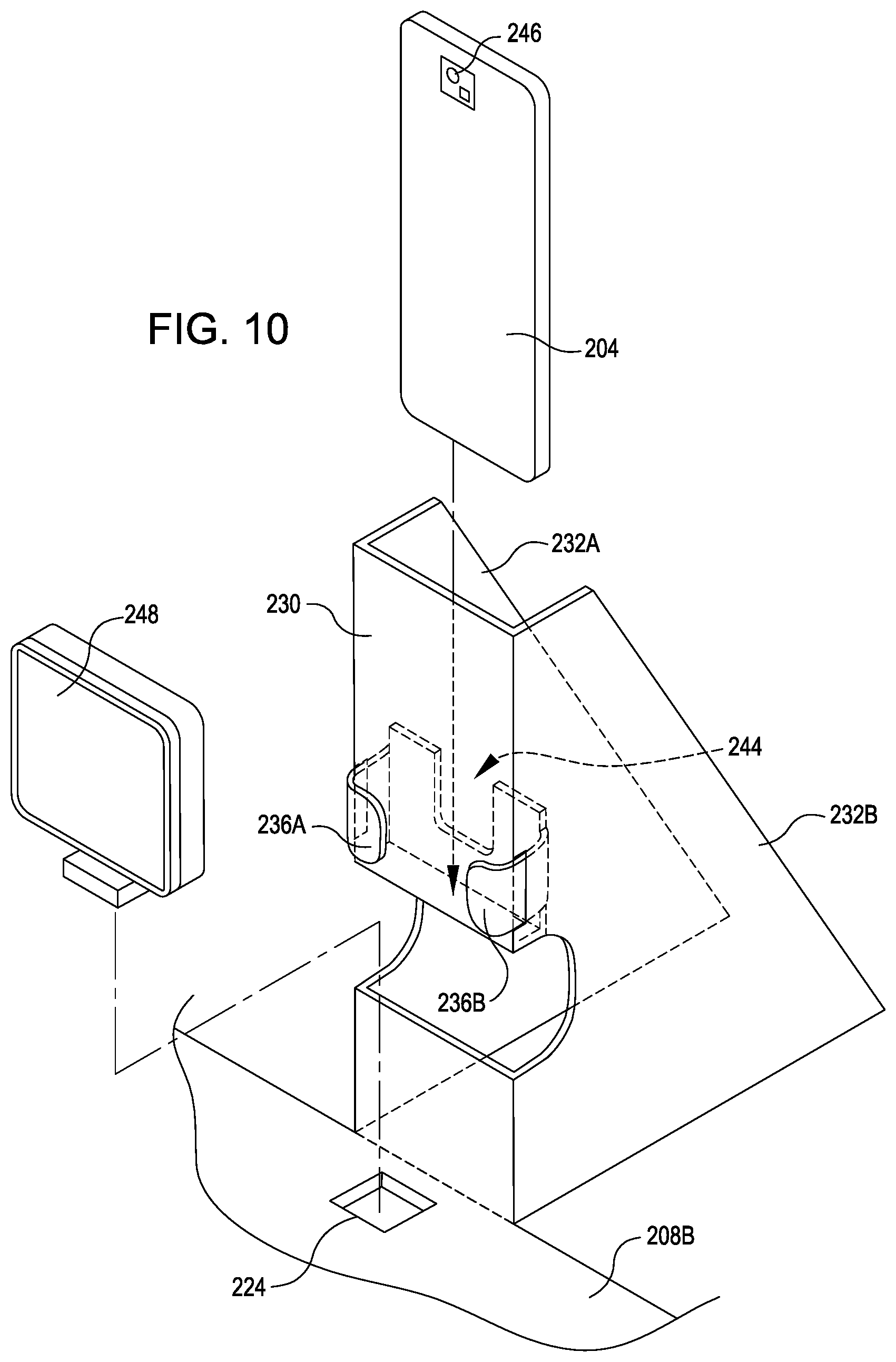 Patent US11778133 Figure 7 – Systems including portable photo studios