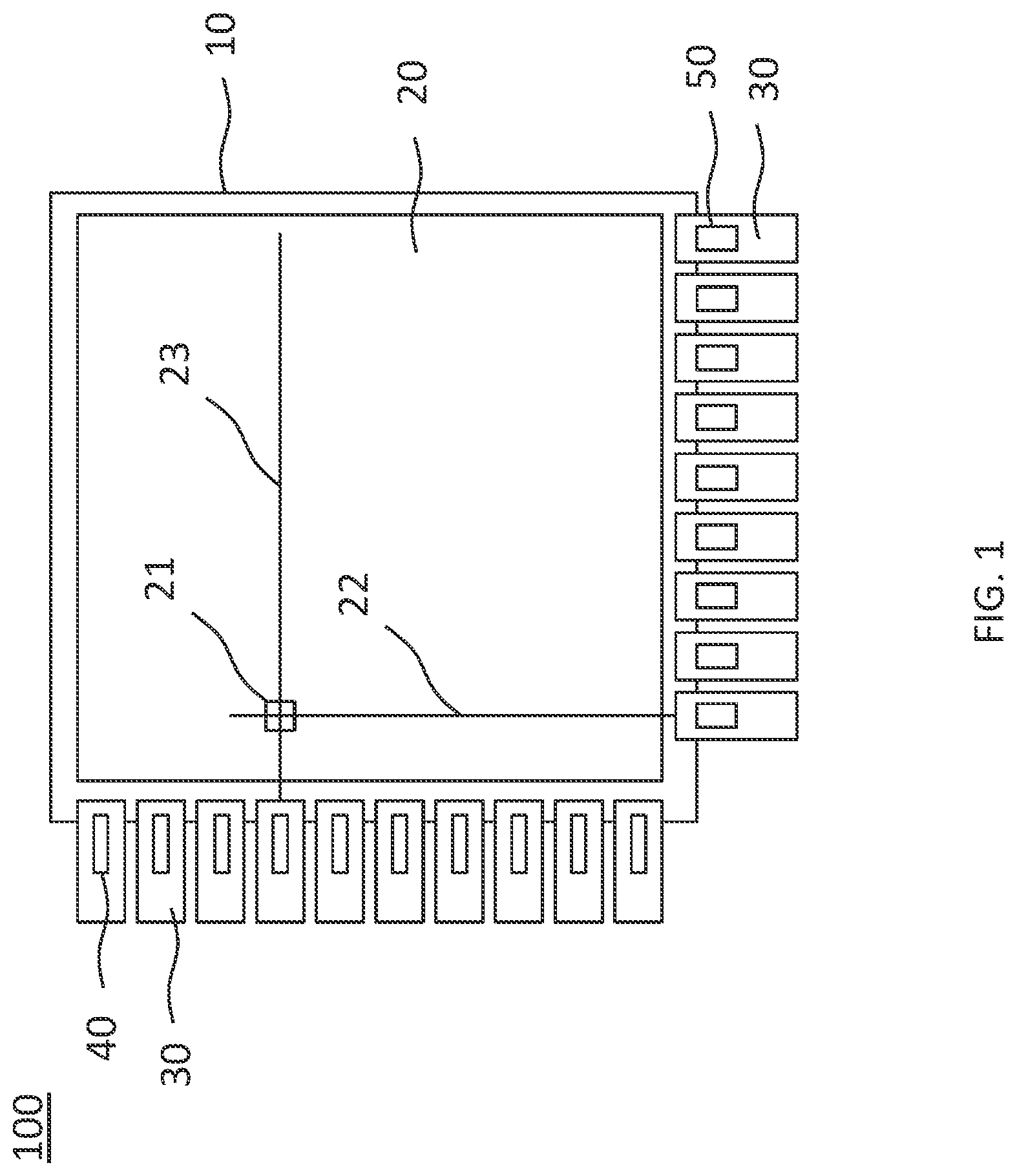 Patent US11778134 Figure 1 – Fault detection circuit for image sensor