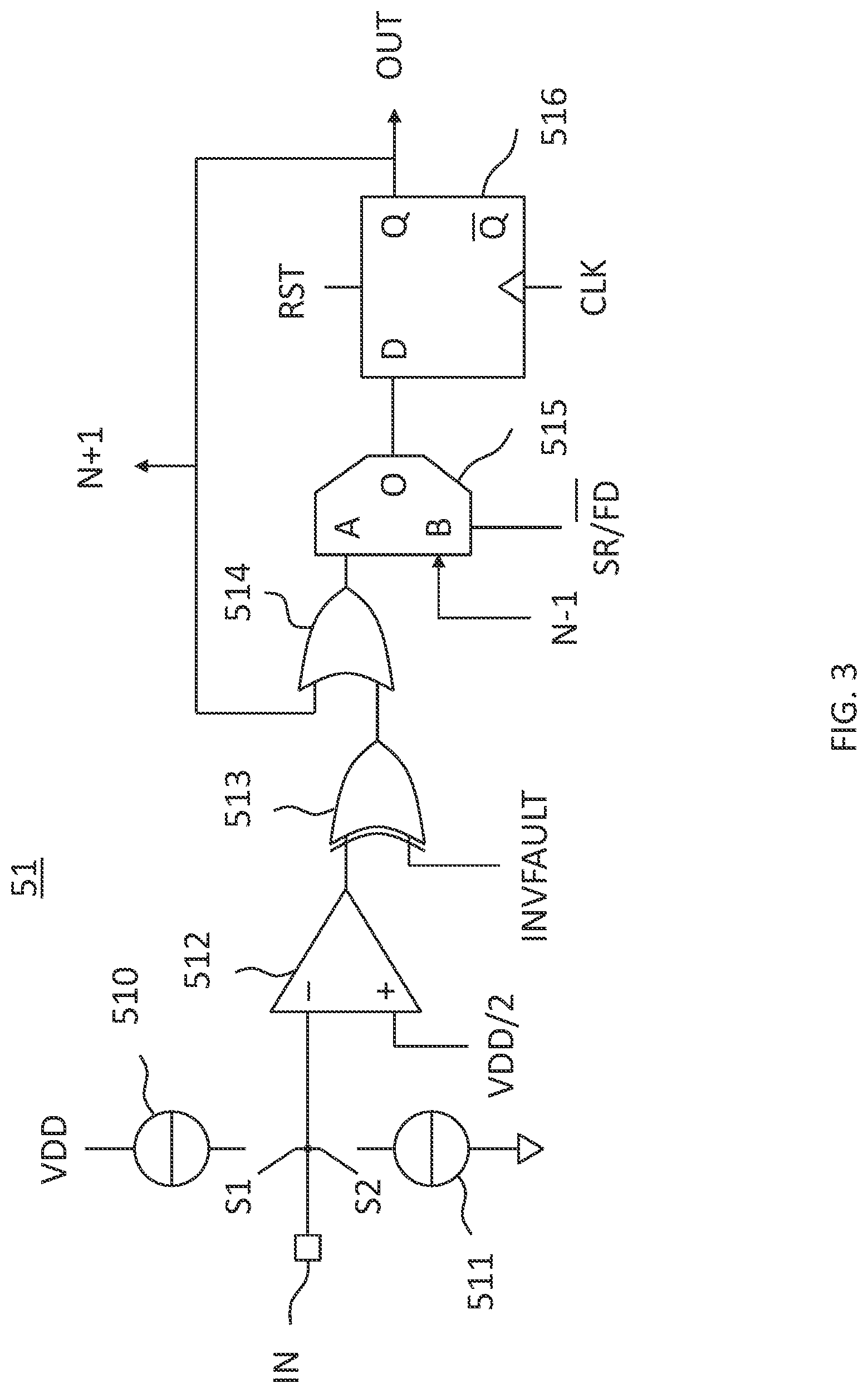 Patent US11778134 Figure 3 – Fault detection circuit for image sensor