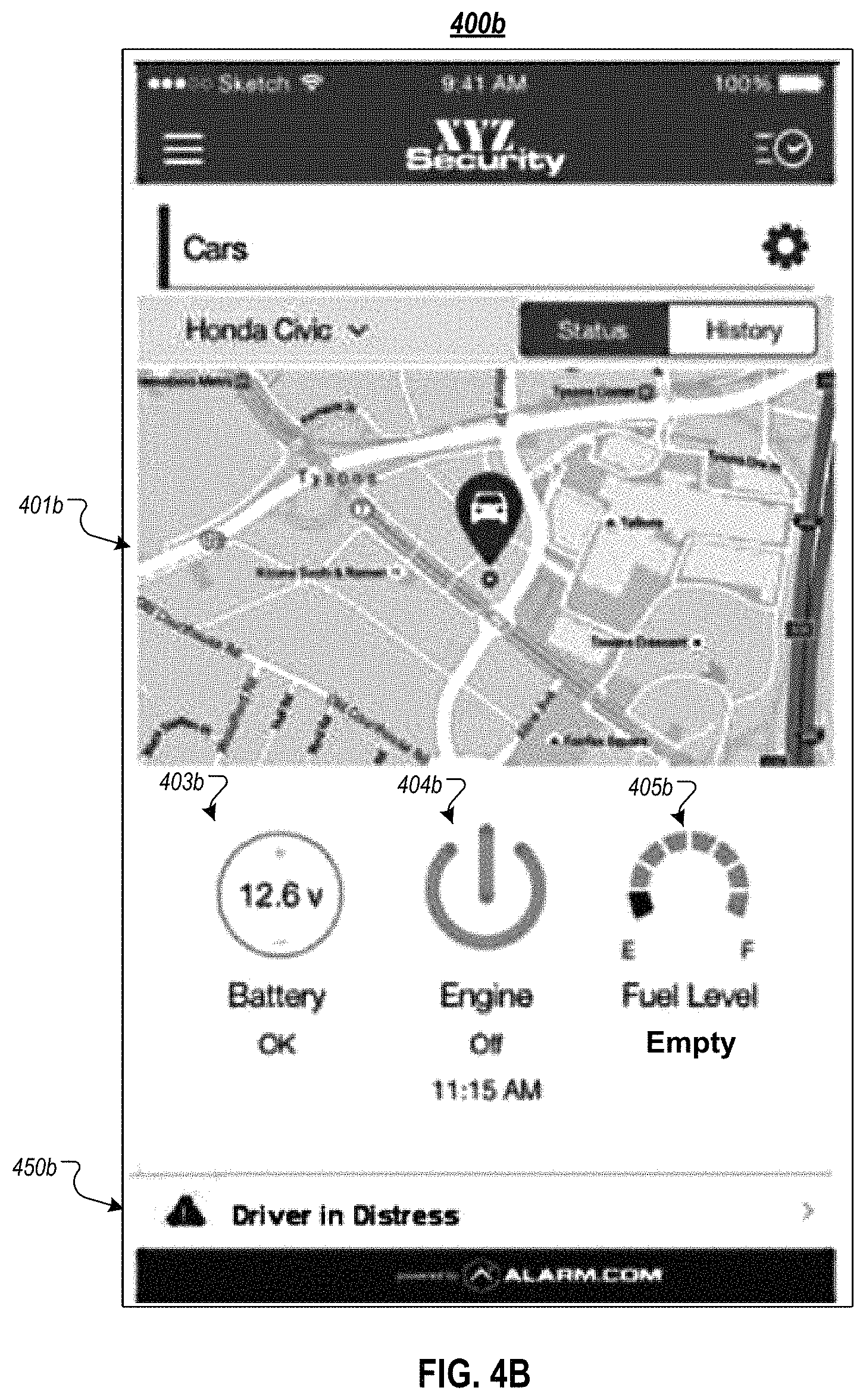 Patent US11778144 Figure 5 – Vehicle monitoring